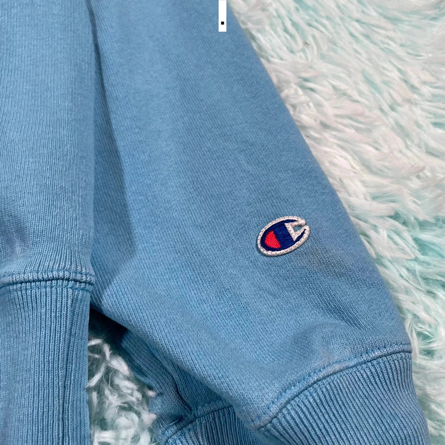 Baby Blue Champion Reverse Weave Sweatshirt - Large