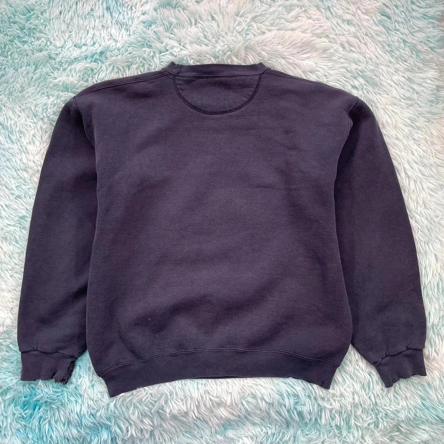 Vintage 90s Navy United Suppliers Embroidered Sweatshirt - Medium