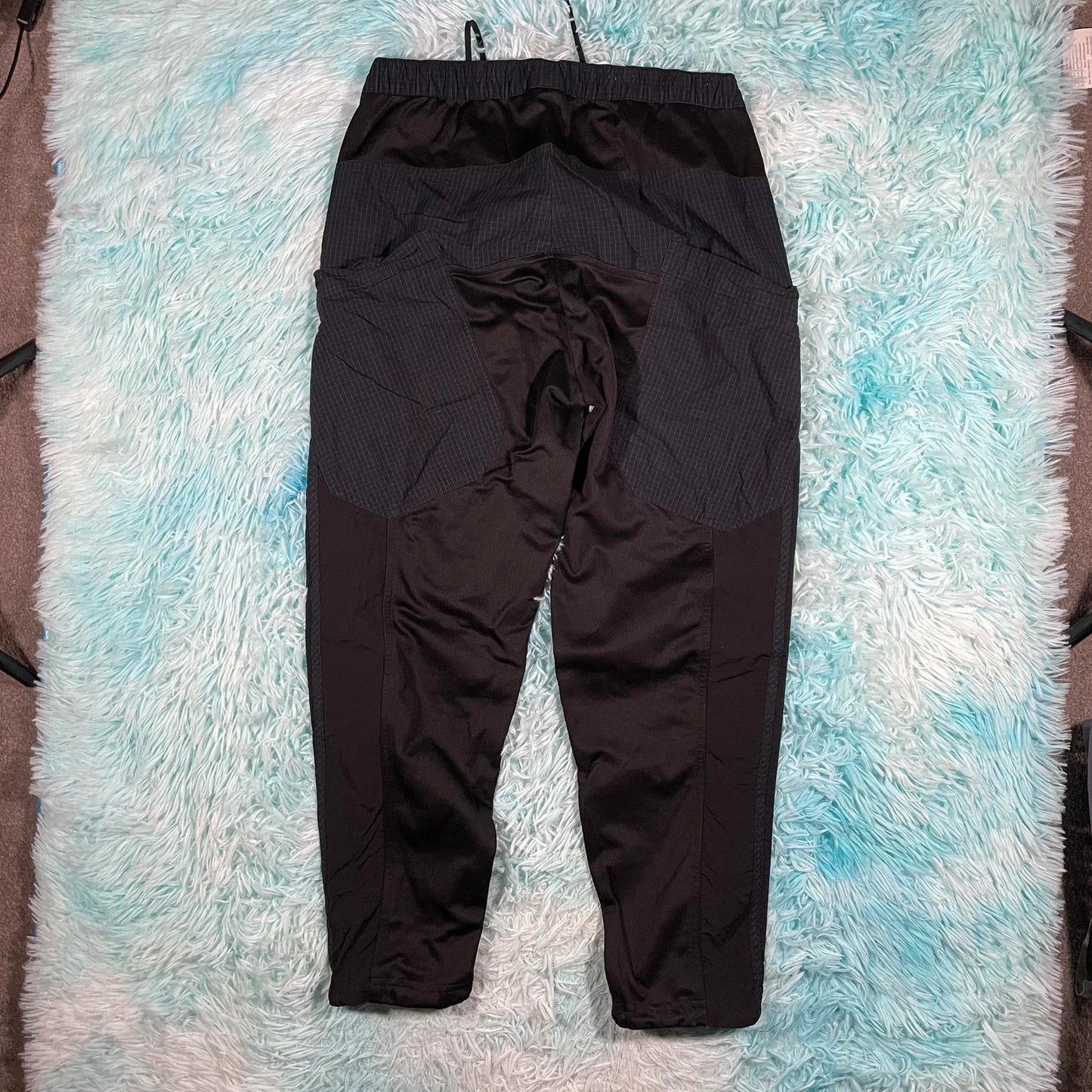 Black Adidas Ripstop Tracksuit Bottoms - Small