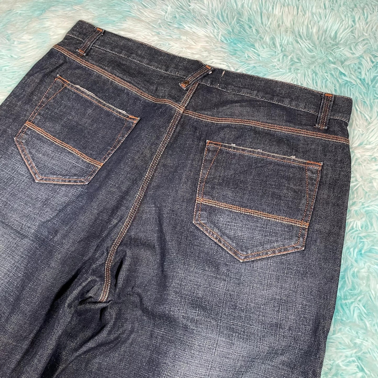Vintage 00s Blue Jean Shorts Denim Jorts - 38W