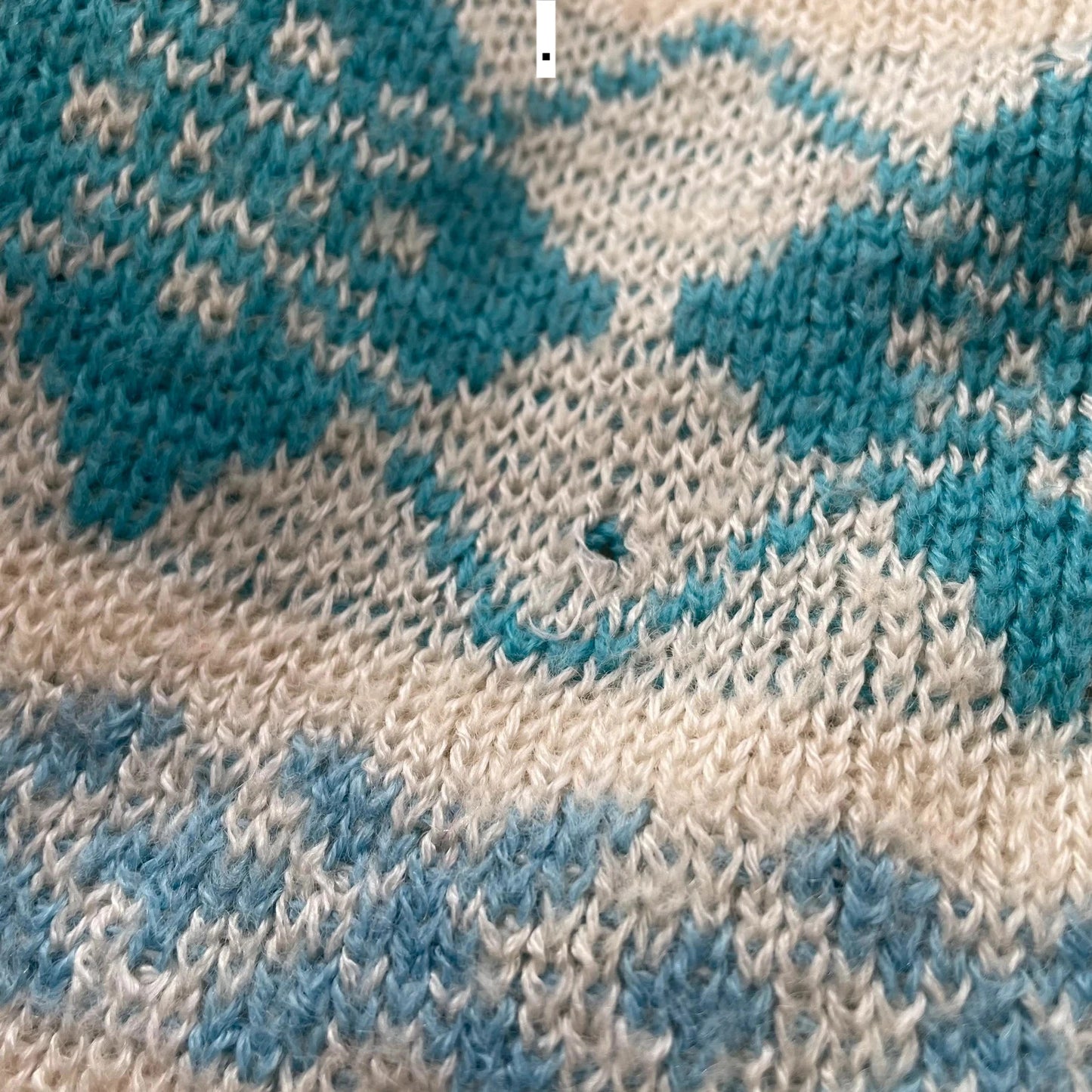 Vintage 90s Patterned Collared Grandma Jumper - Size 10