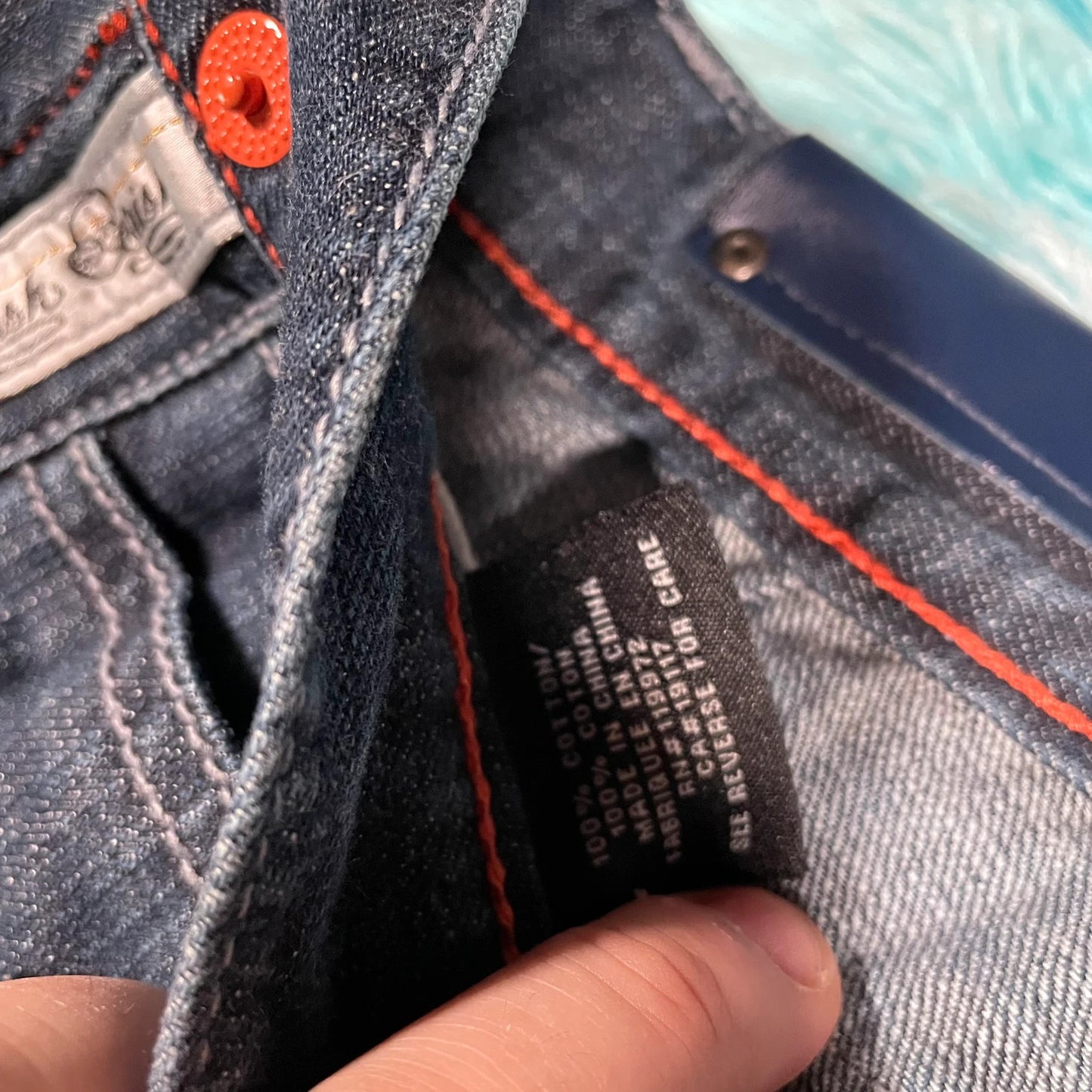 Vintage 90s Navy Jean Shorts Denim Jorts - 40W