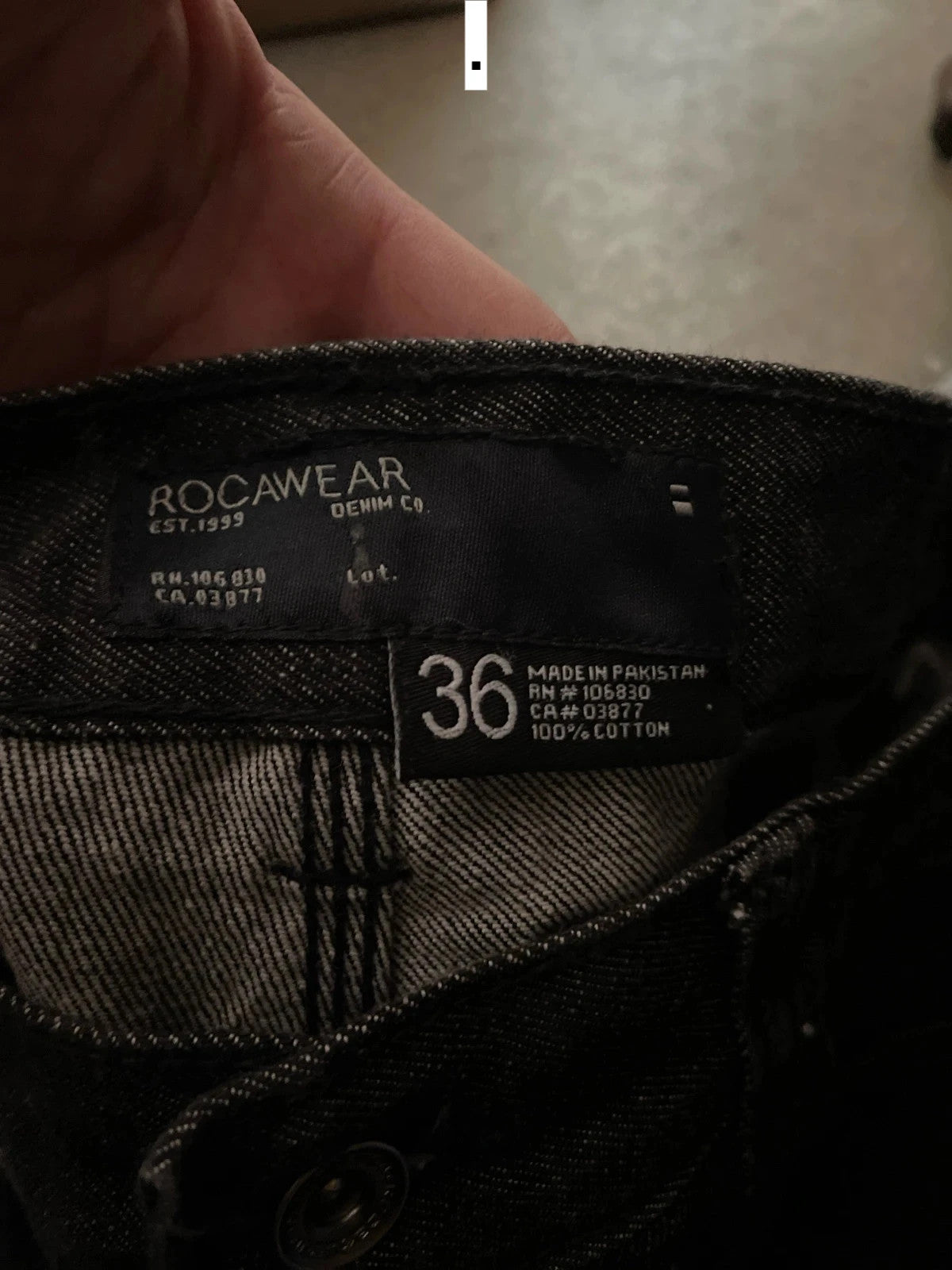 Vintage Black Rocawear Baggy Jeans - 36W 32L