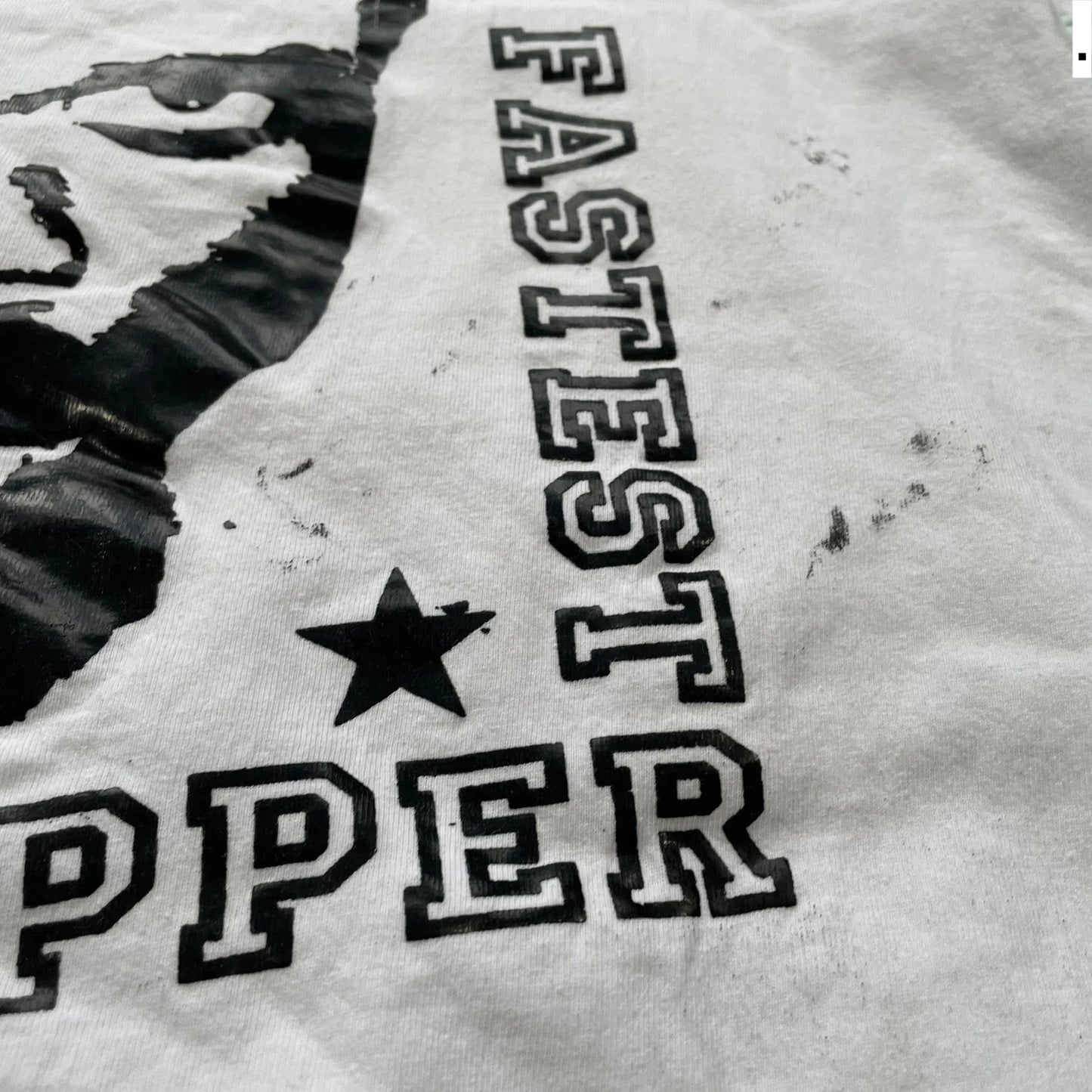 Vintage 90s White Sarkodie Rap T Shirt - Medium