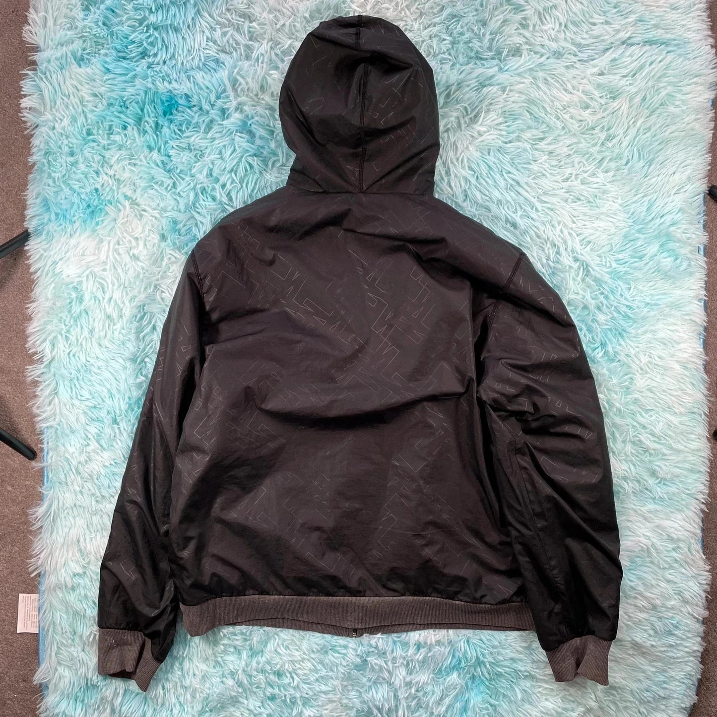 Vintage Reversible Nike Hoodie Track Jacket - Large