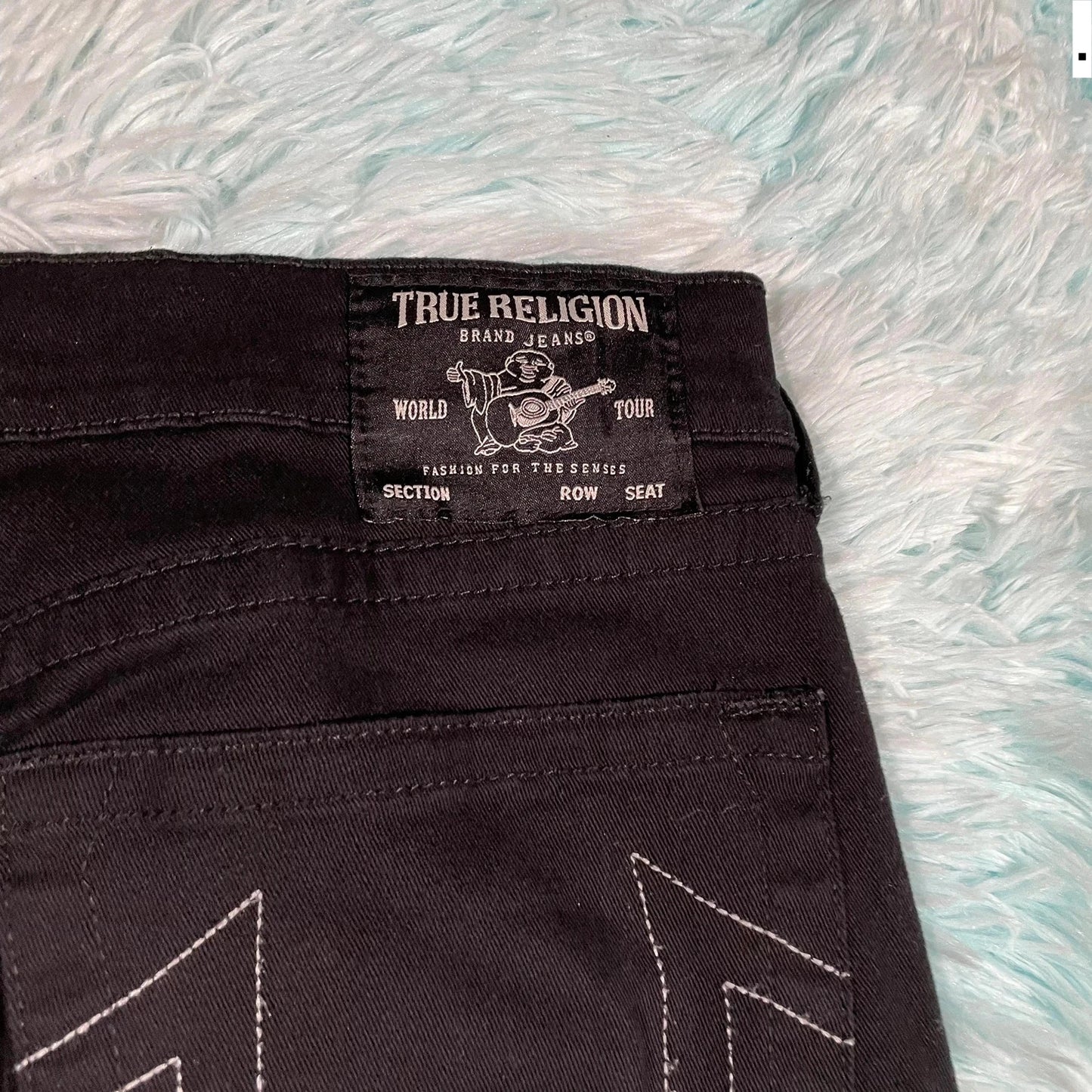 Black True Religion Trousers Geno - 34W 34L