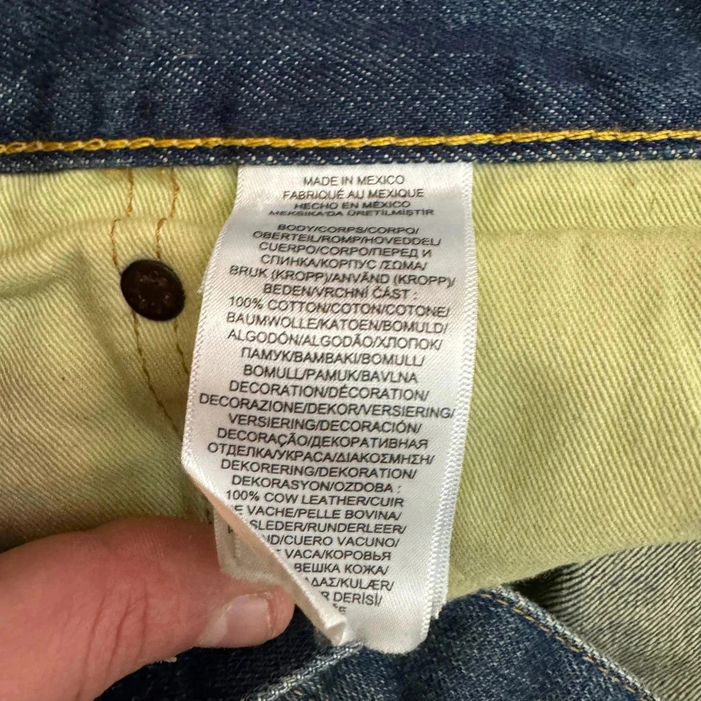 Vintage Blue Polo Ralph Lauren Jeans Straight Leg - 32W 32L