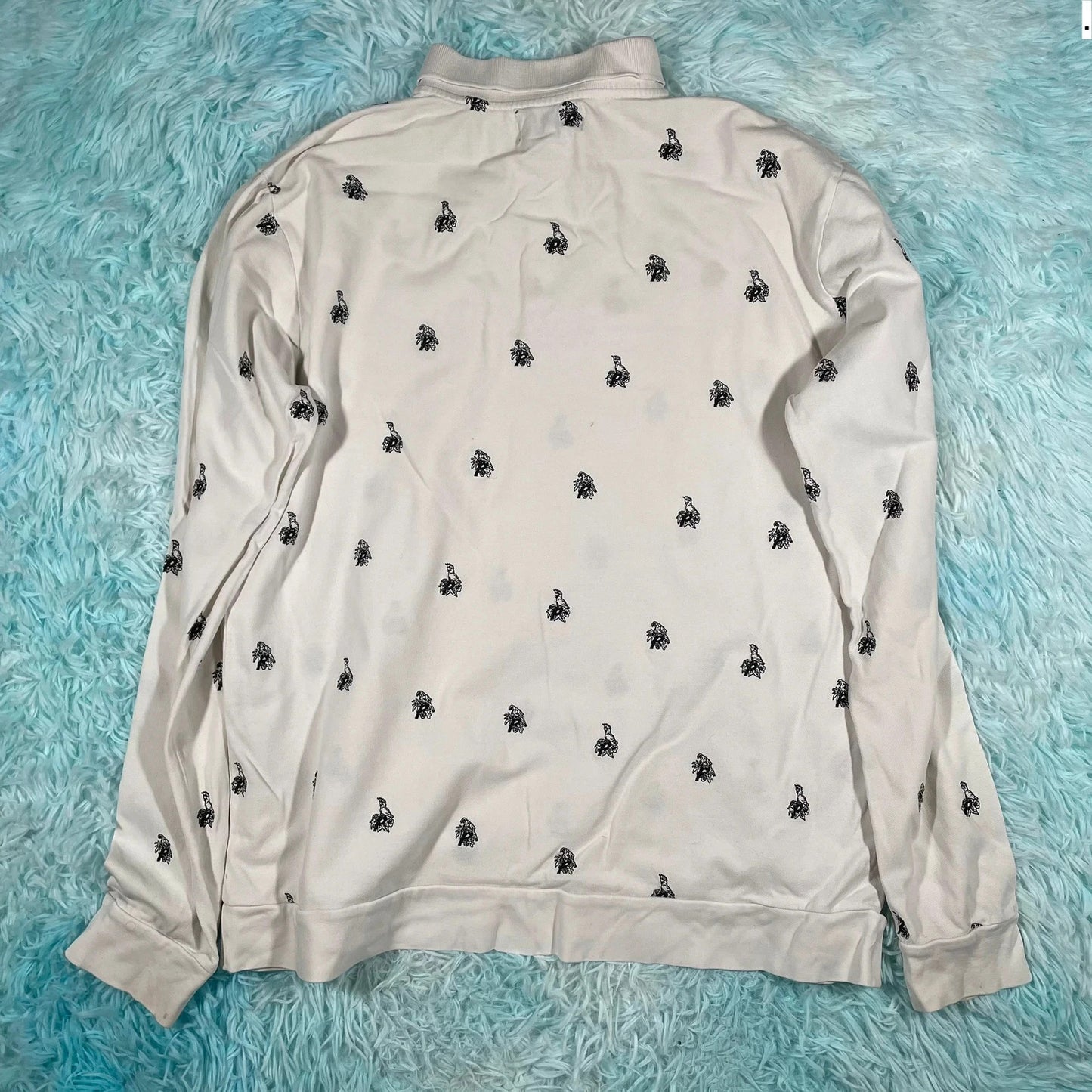 White Palace Long Sleeve Polo Shirt - XL
