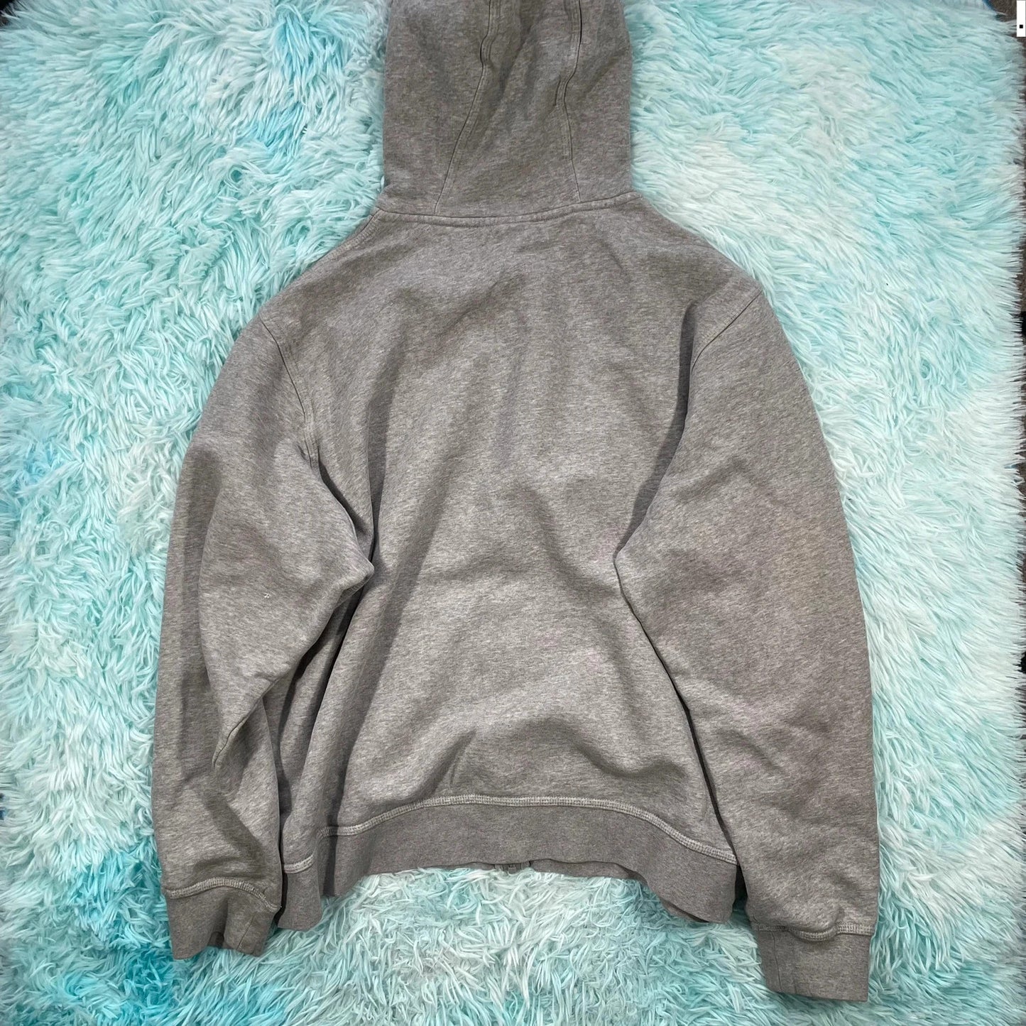 Grey Nike Hoodie Full Zip - XXL