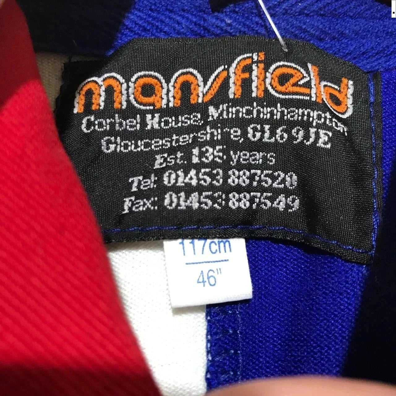 Vintage 2002 Colour Bloc Rugby Shirt BFB Tour - XL