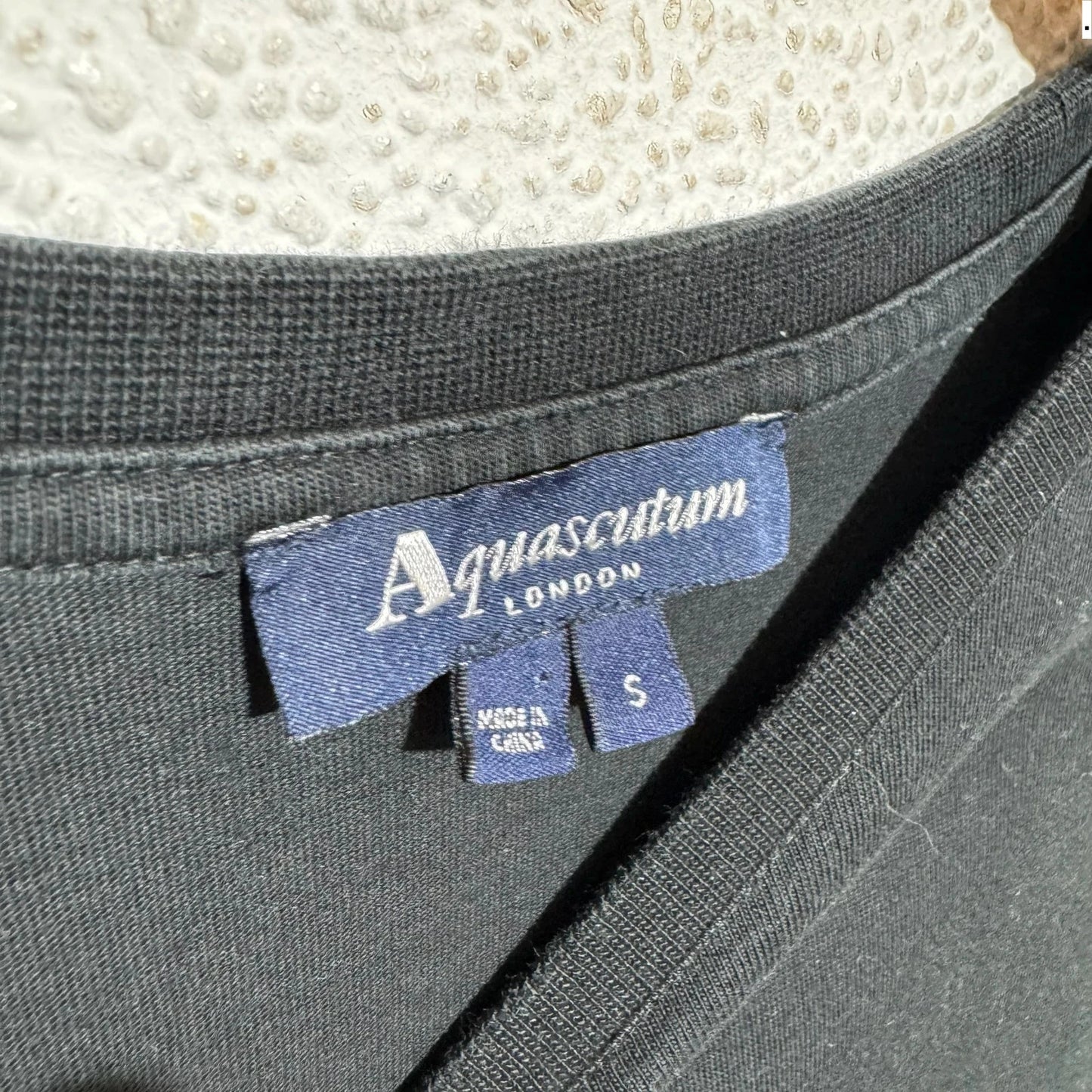 Black Aquascutum T Shirt - Small