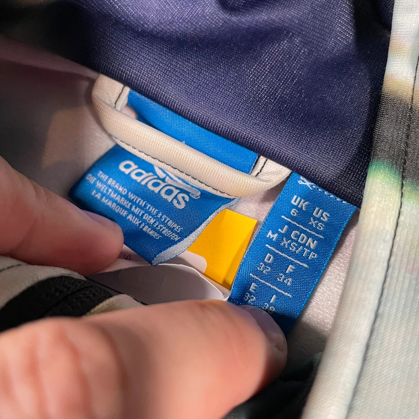 Multicoloured Adidas Track Jacket Funky - Size 6