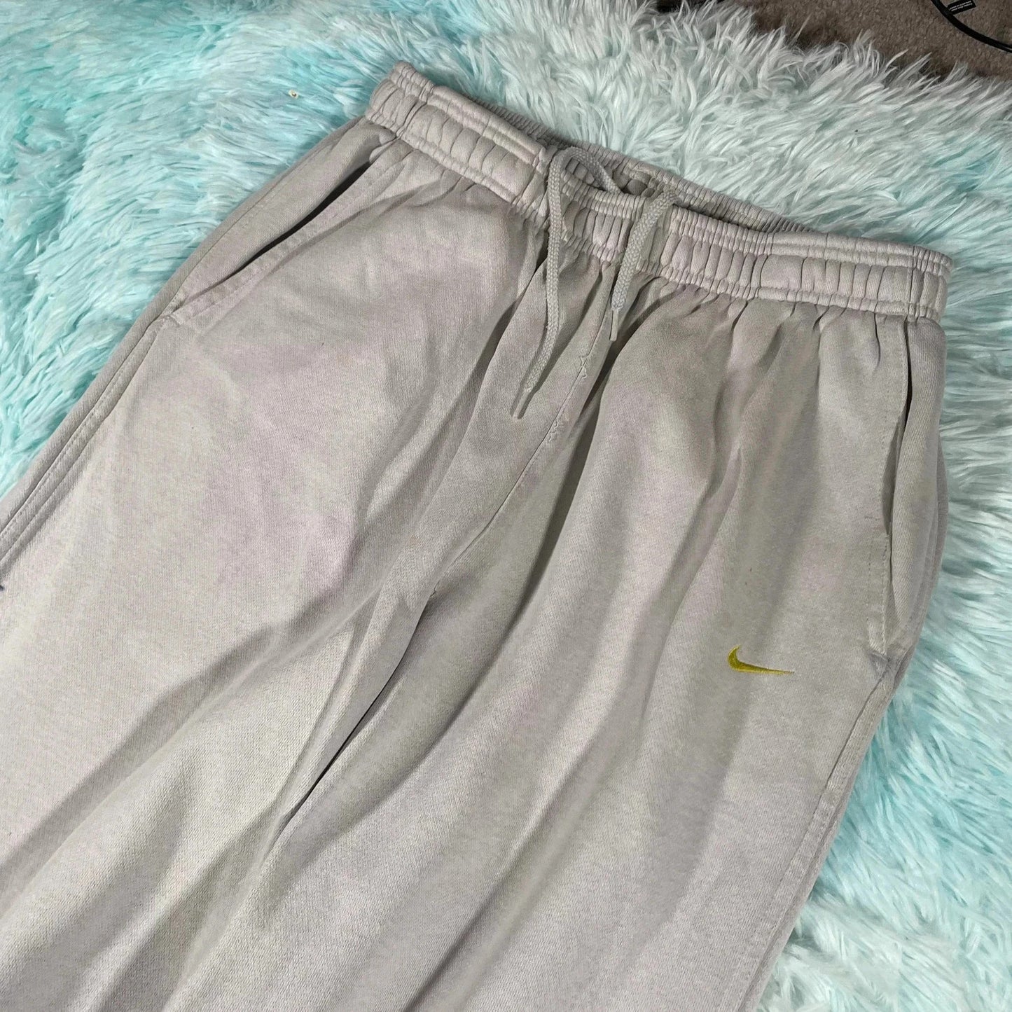 Vintage 90s Light blue Nike Joggers - Medium