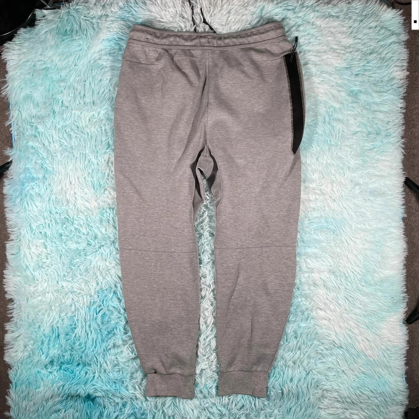 Grey Nike Tech Fleece Joggers Tracksuit Bottoms - Medium