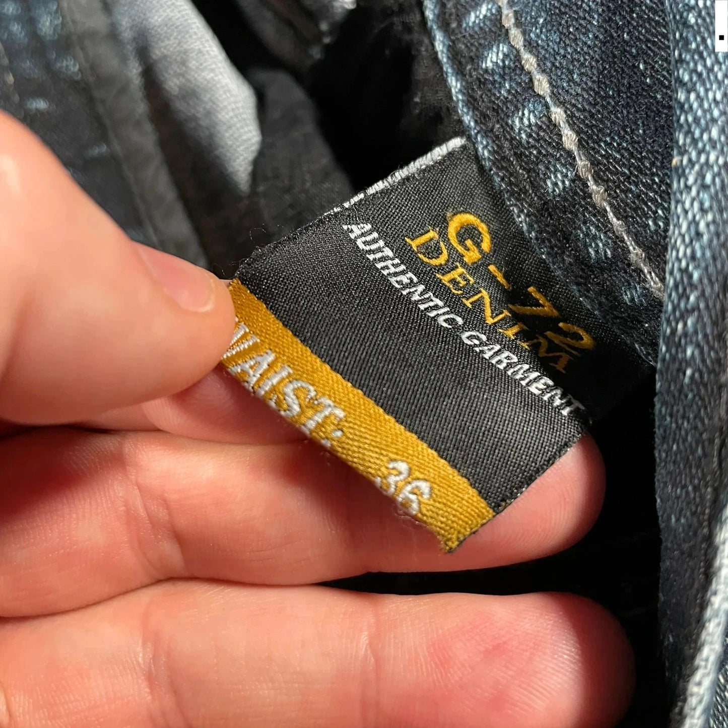 Vintage 00s G-72 Jeans Baggy Patterned - W36 L32