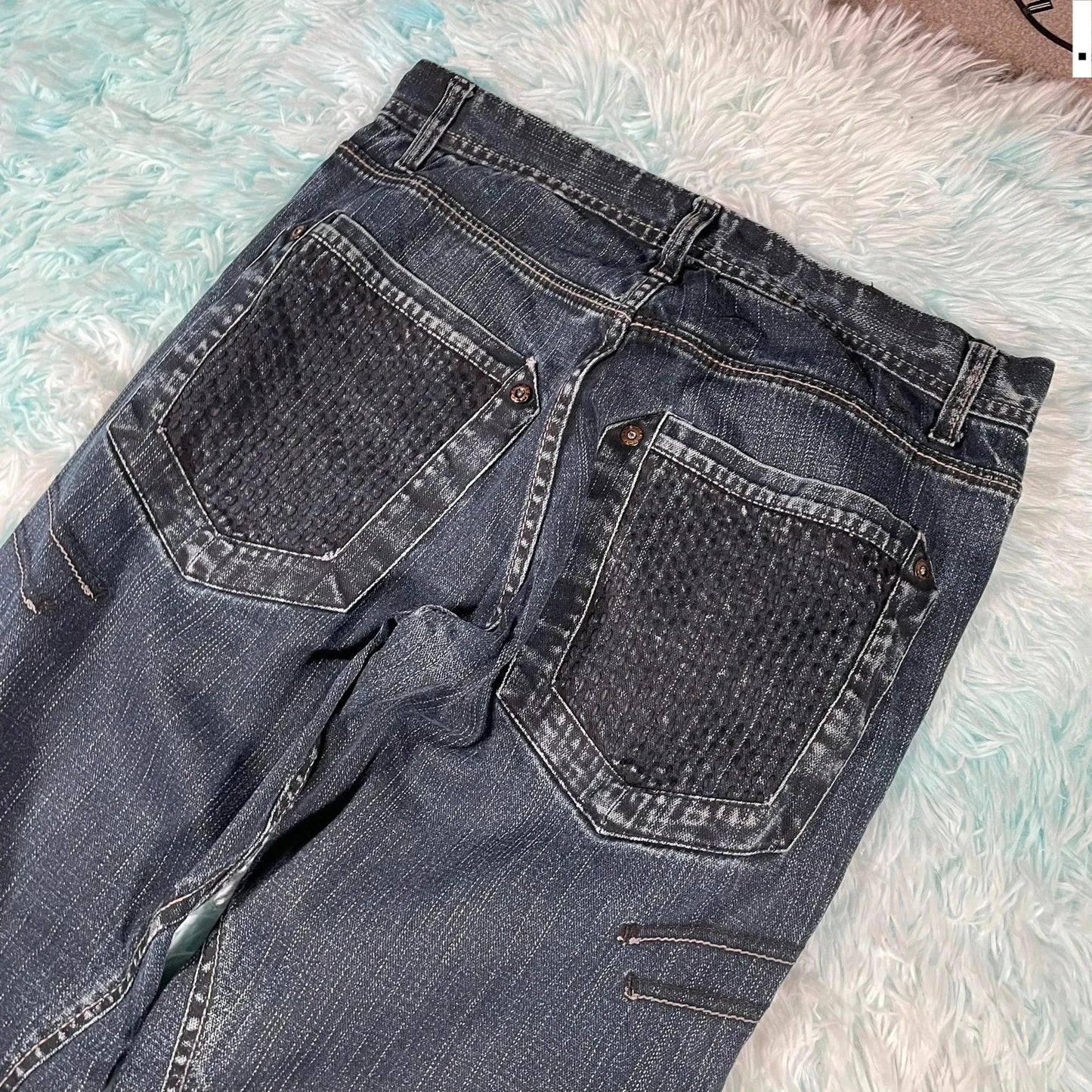 Vintage 00s G-72 Jeans Baggy Patterned - W36 L32