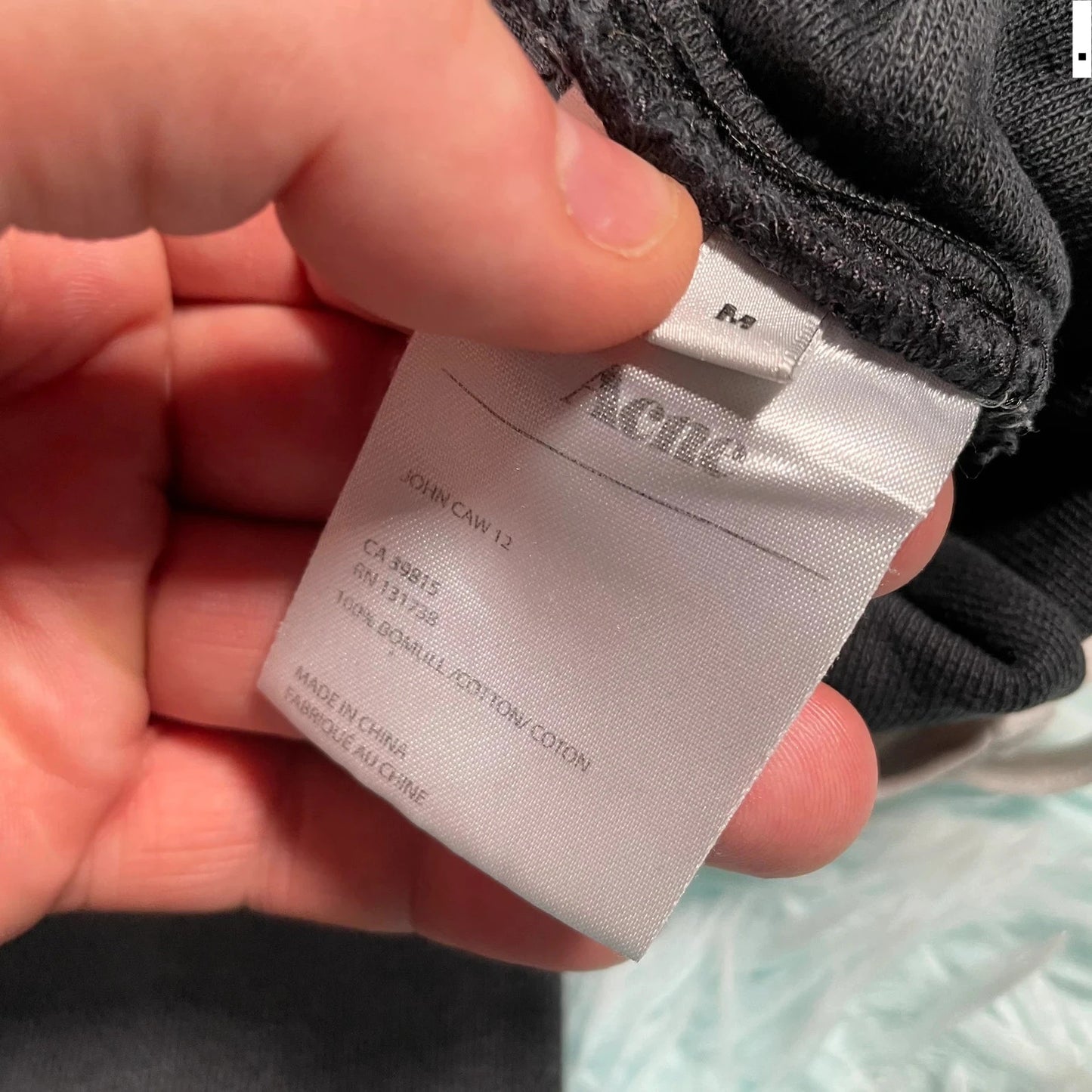 Black Acne Studios Joggers - Medium