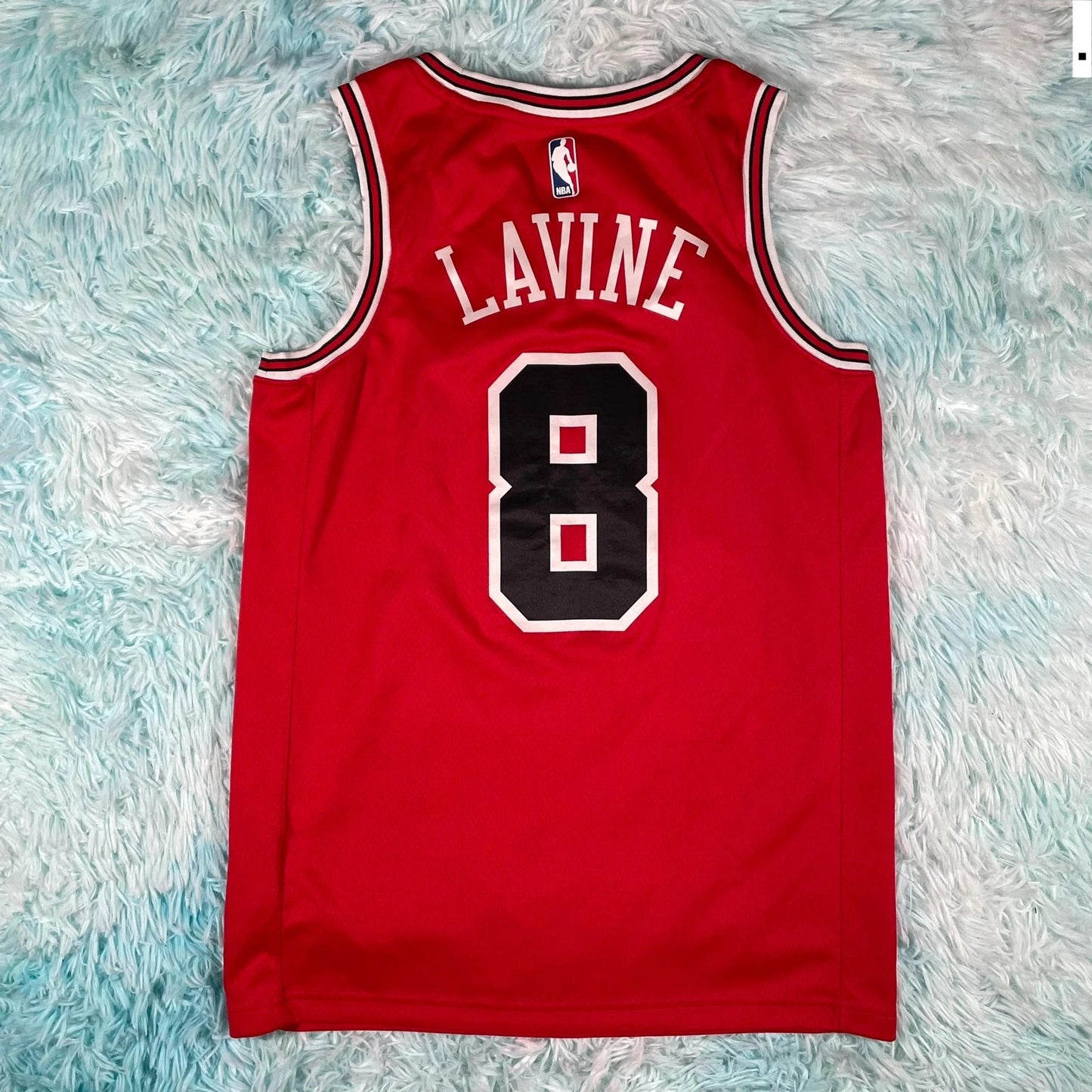 Red Chicago Bulls NBA Basketball Jersey Nike Levine - Medium