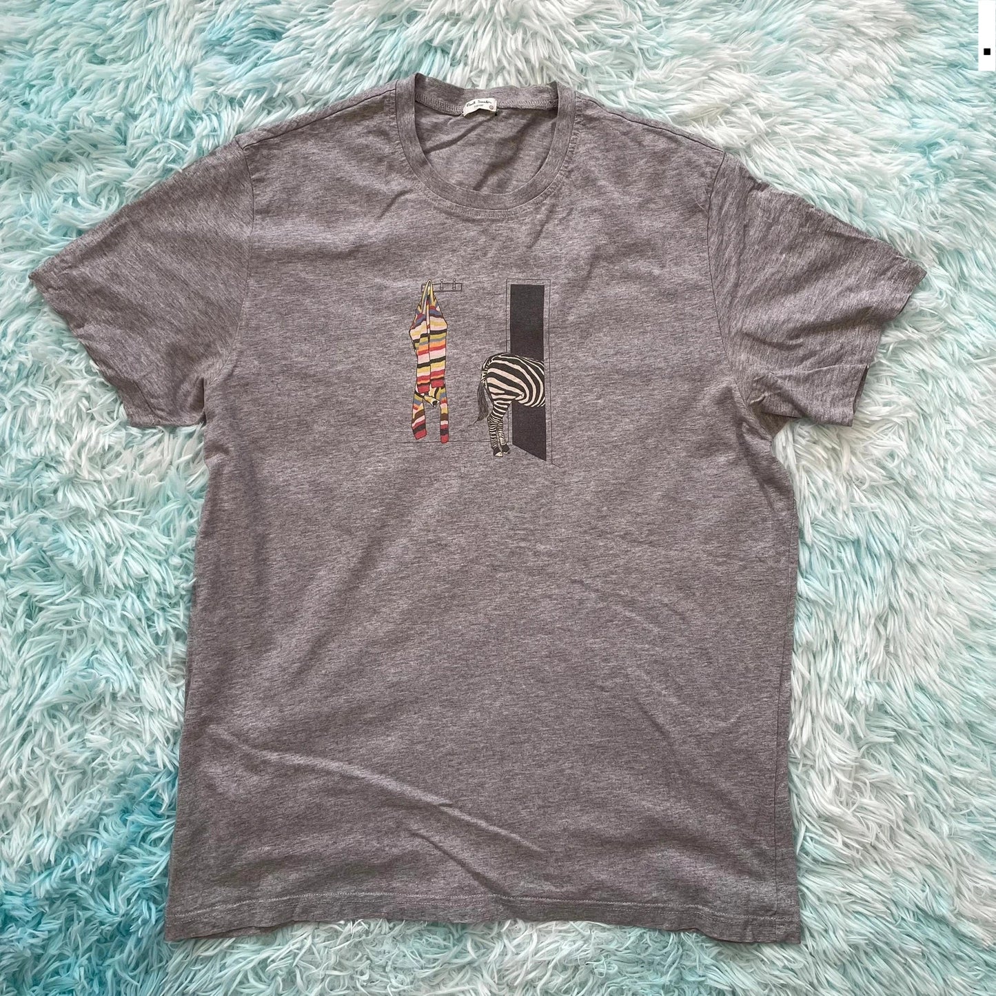 Vintage Grey Paul Smith Graphic T Shirt - L