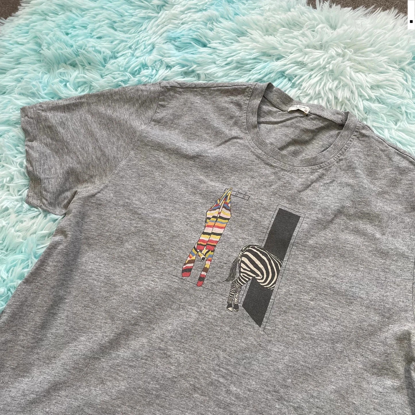 Vintage Grey Paul Smith Graphic T Shirt - L