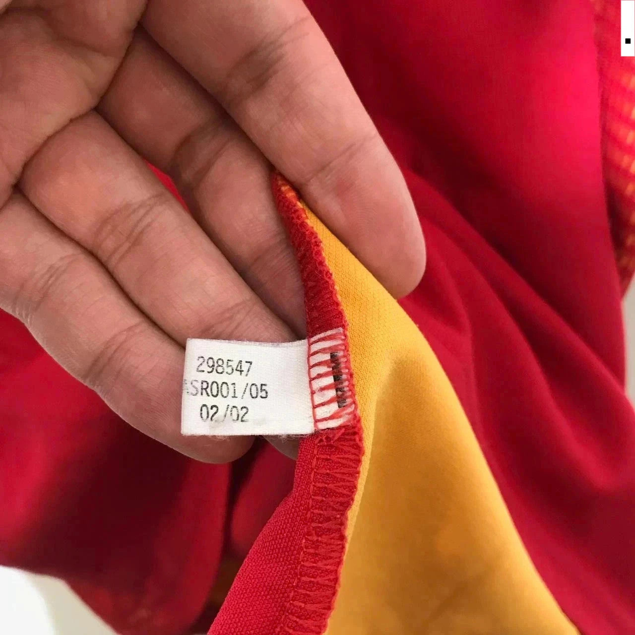 Vintage 2002 Spain Shirt Home Kit Adidas Red - Large