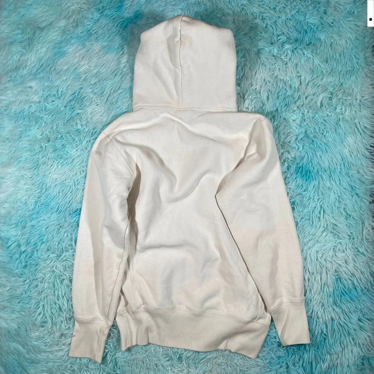 White Champion Reverse Weave Hoodie - Medium