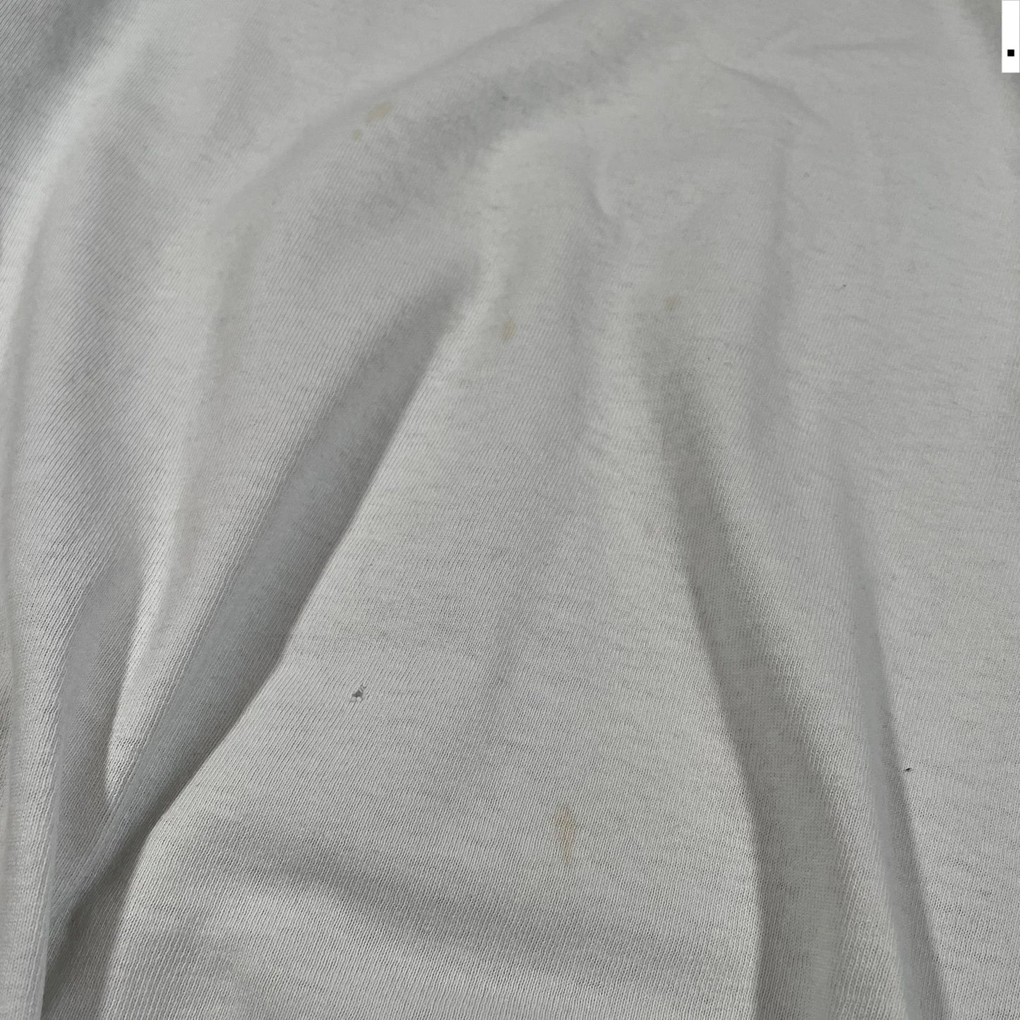 Vintage 90s White Screen Stars Blank T Shirt Long Sleeve - L