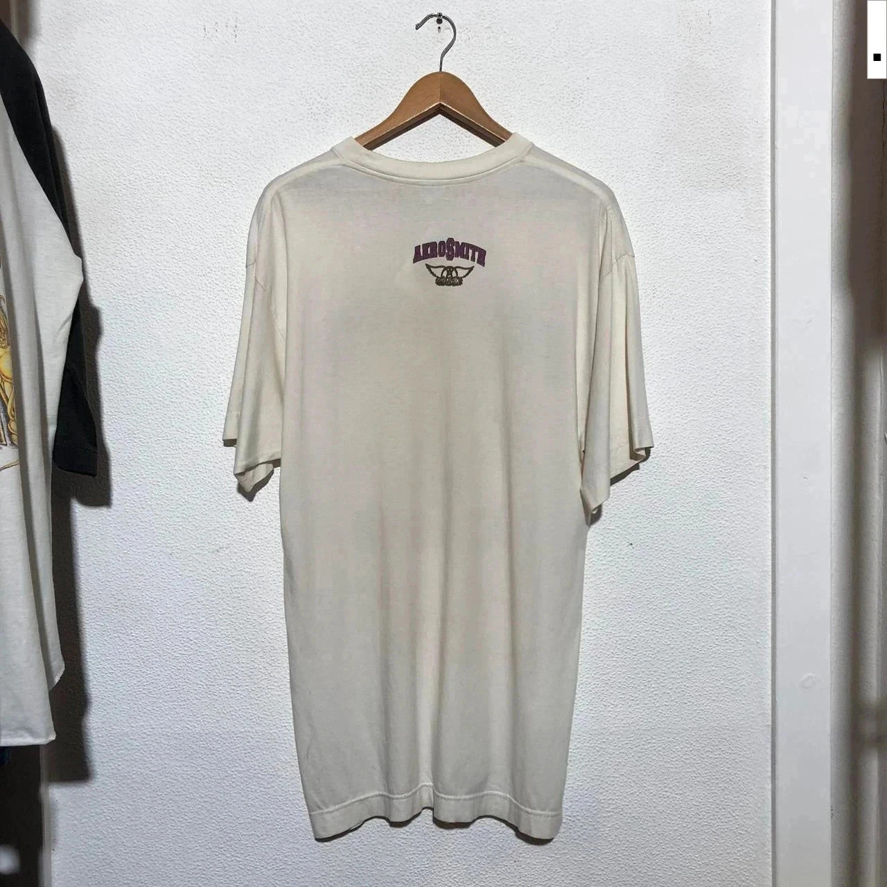 Vintage White Aerosmith Band T Shirt 1997 Get a Grip - XL