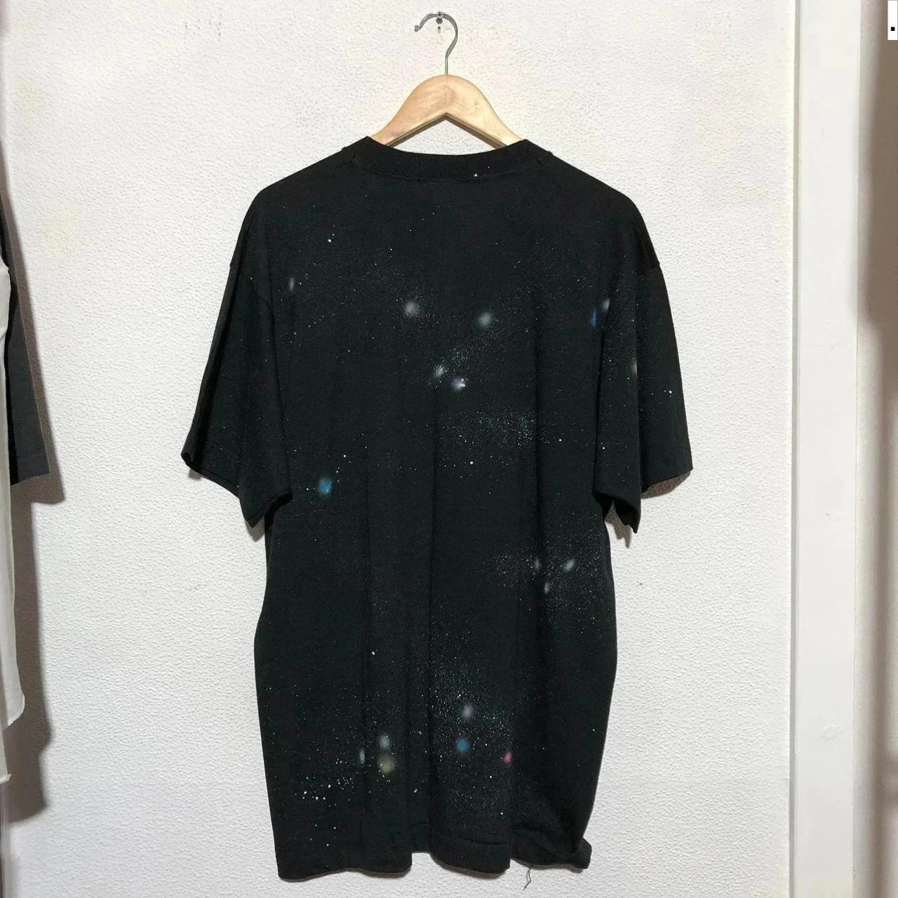 Vintage Black 1982 ET Movie Promo T Shirt All Over Print - XL