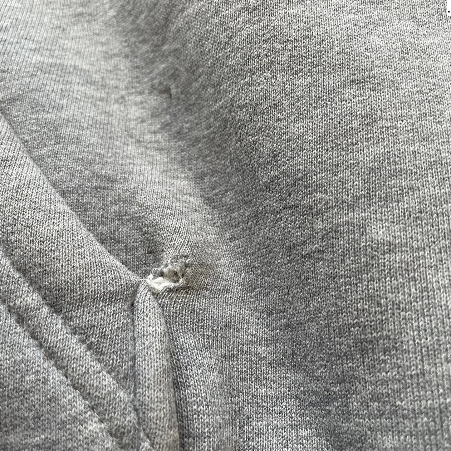Grey Armani Exchange Fleeced Hoodie Full Zip - Large