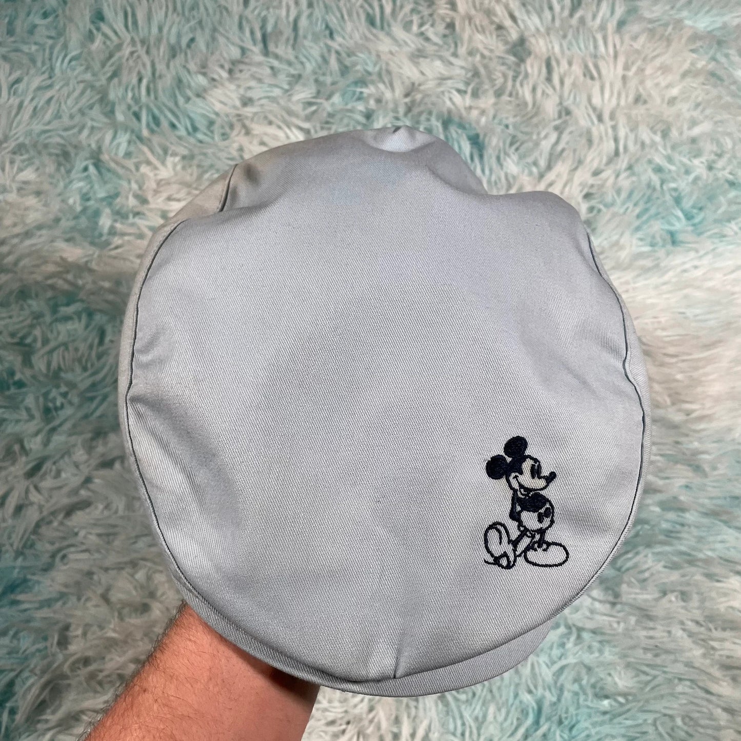 Vintage 80s Baby Blue Disney Flat Cap