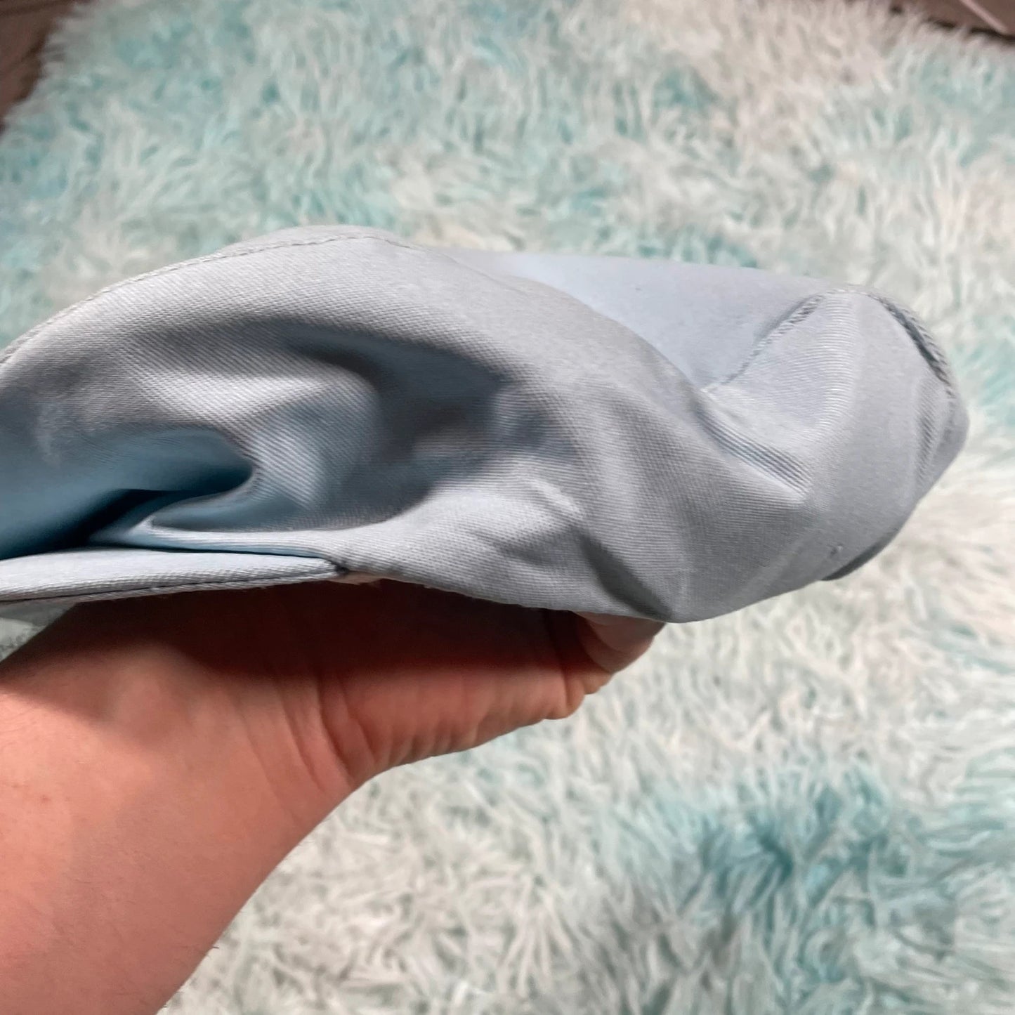 Vintage 80s Baby Blue Disney Flat Cap