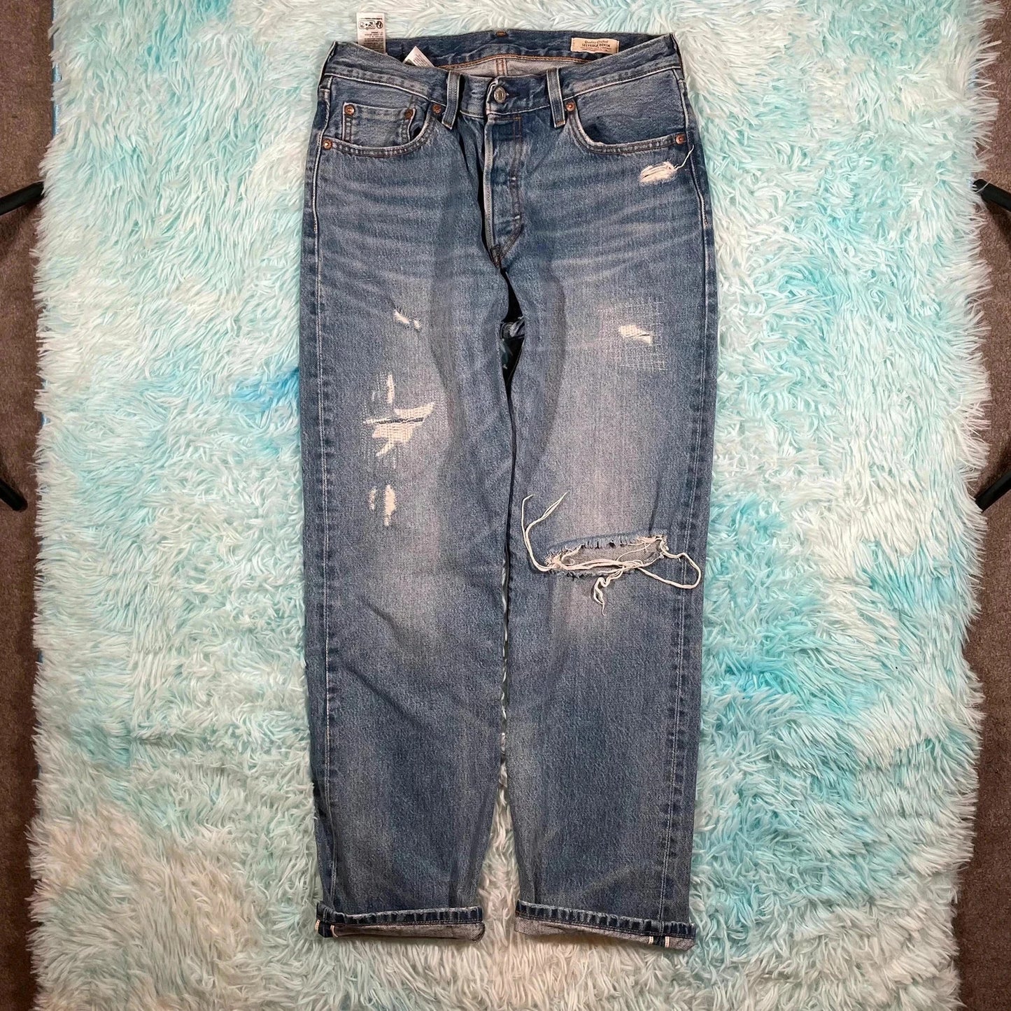 Vintage Levi’s 501 Selvedge Jeans Straight Leg - 28W 30L