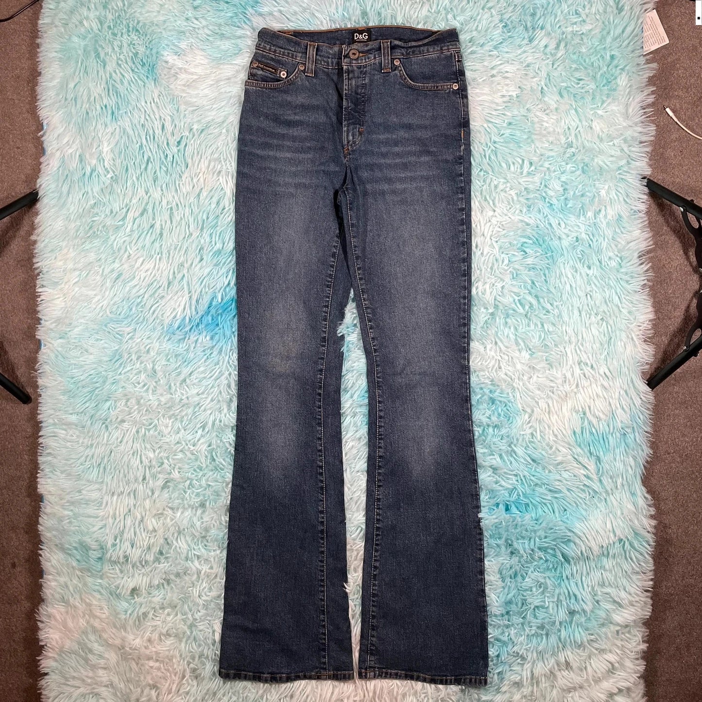 Vintage 00s Dolce & Gabbana Bootcut Jeans D&G - 26W 30L