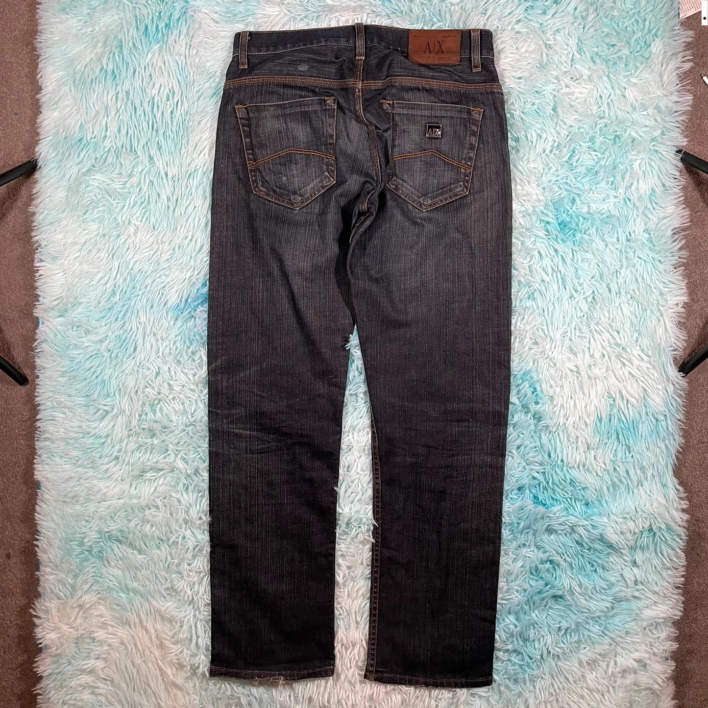 Navy Armani Exchange Jeans Straight Leg - 30W 30L