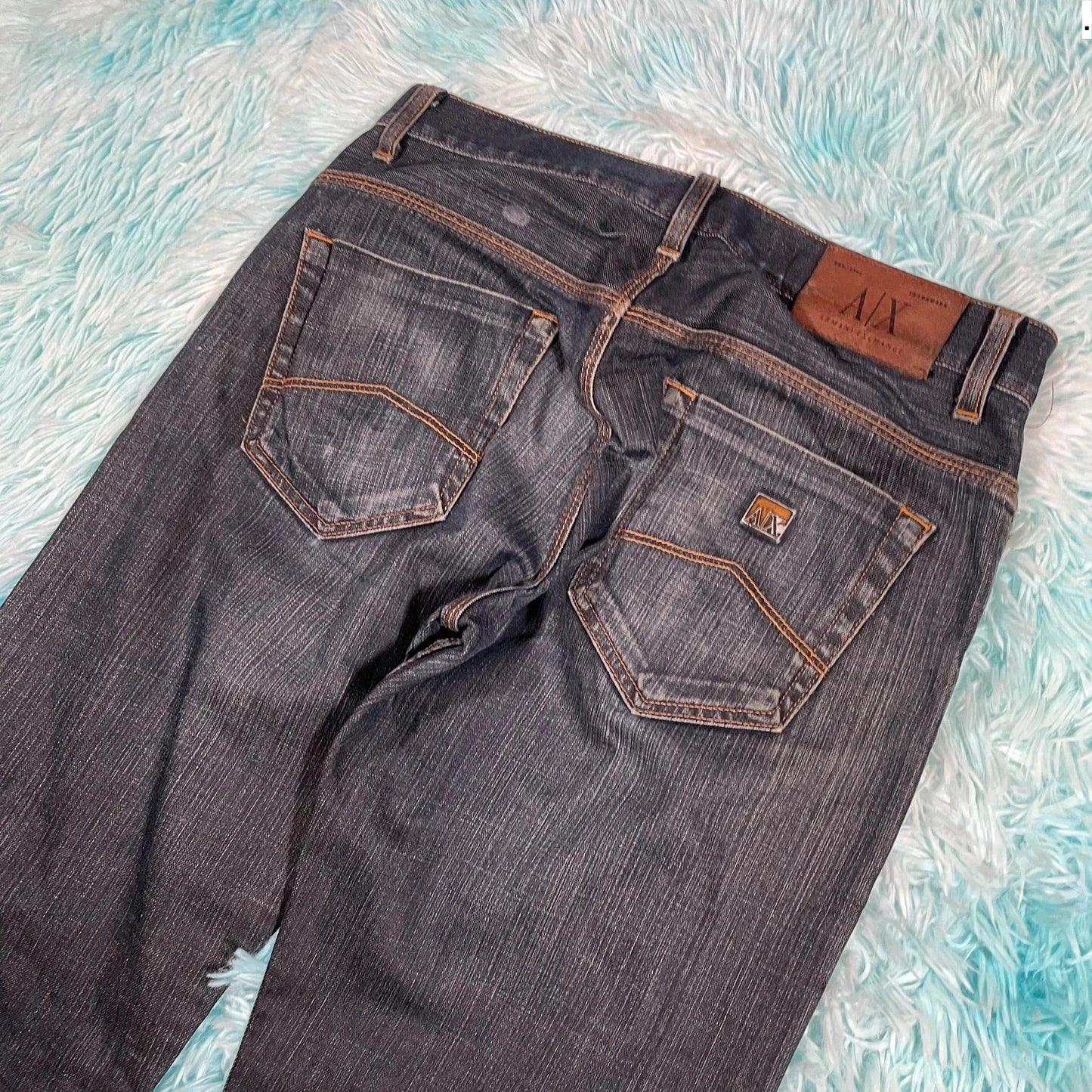 Navy Armani Exchange Jeans Straight Leg - 30W 30L