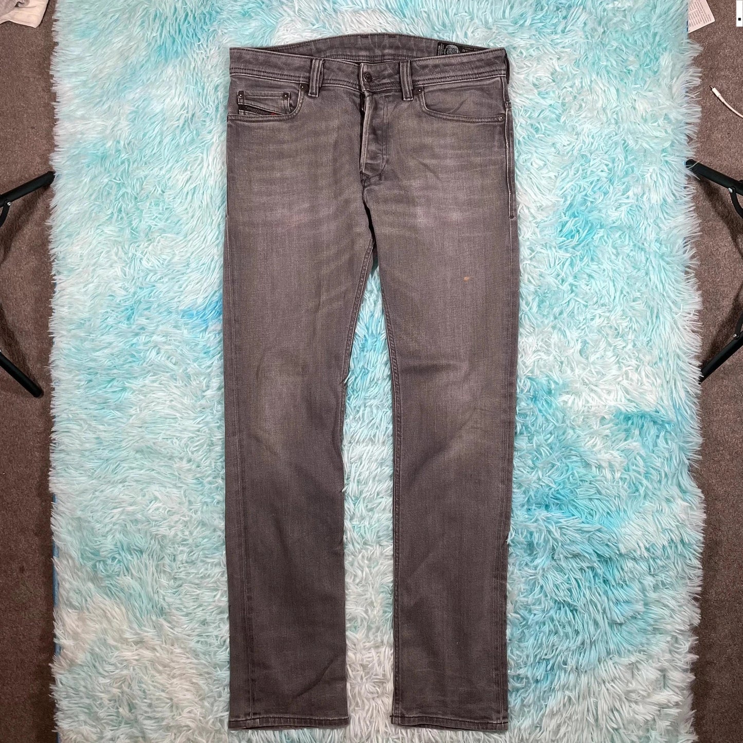 Grey Diesel Safado Jeans Slim Fit - 31W 32L