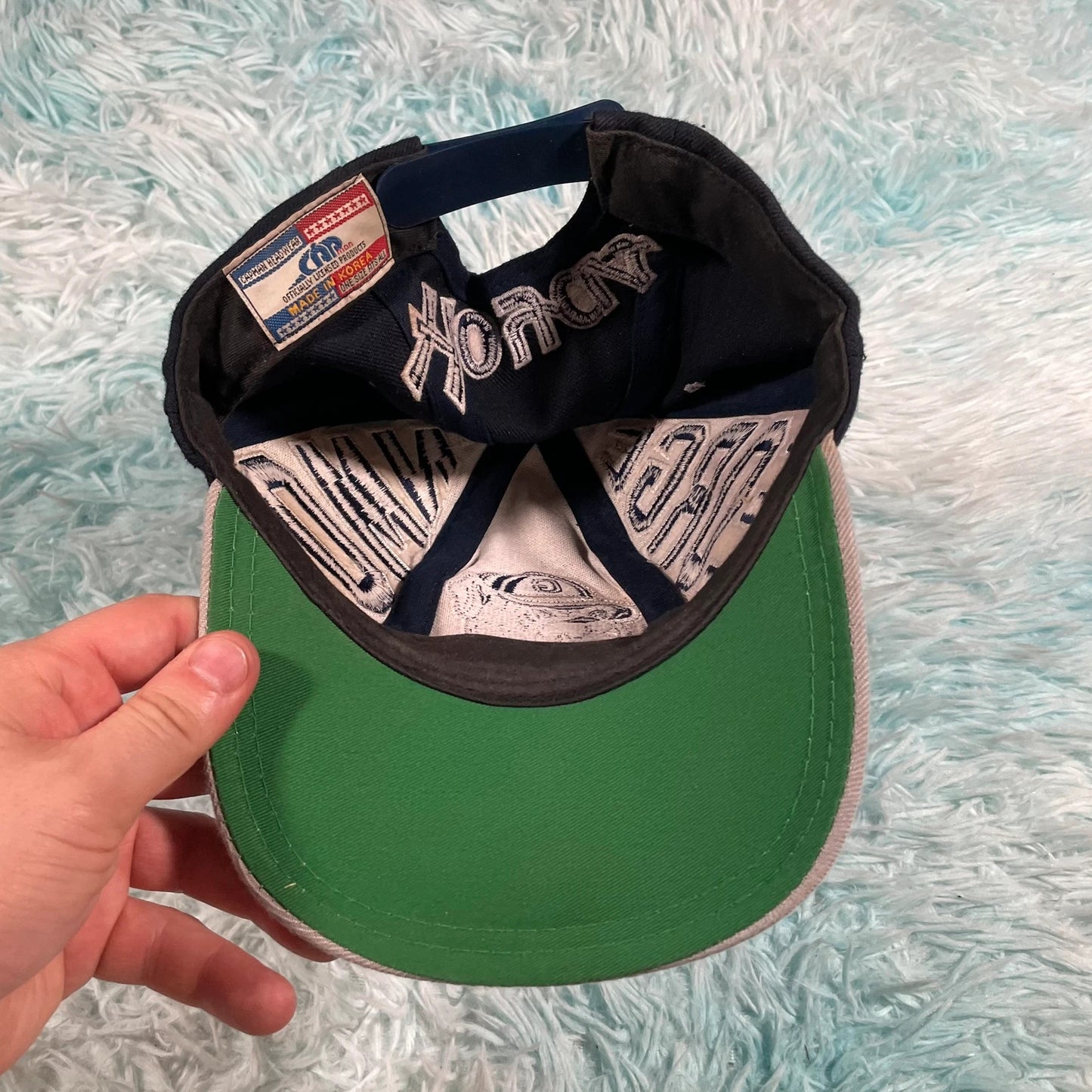 Vintage 90s Navy Georgetown Hoyas Bulldogs Cap