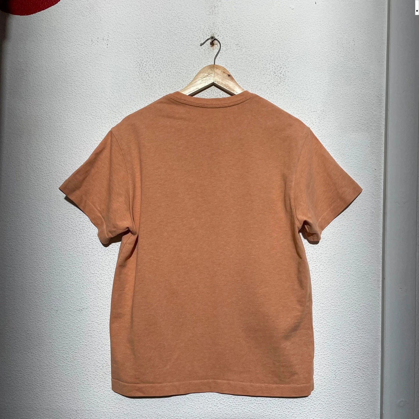 Peach Orange Nike T Shirt Plain - Medium