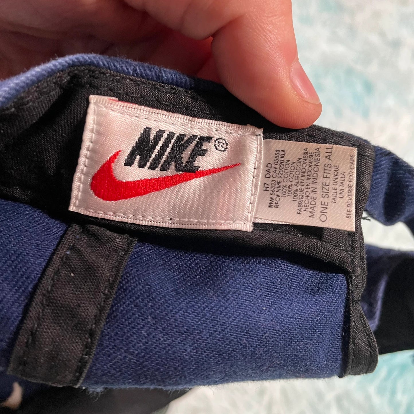 Vintage 90s Navy Nike Cap