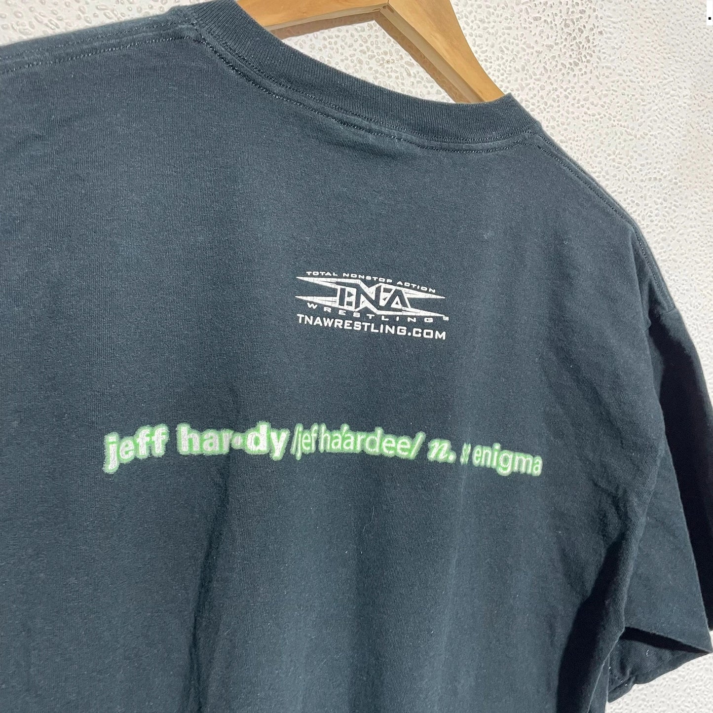 Vintage 2005 Black Jeff Hardy Wrestling Graphic - Large