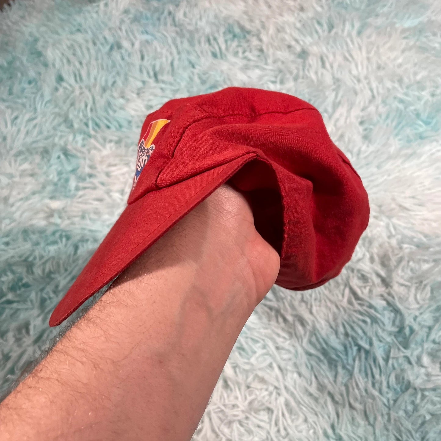 Vintage 70s Red Waterpark Cap