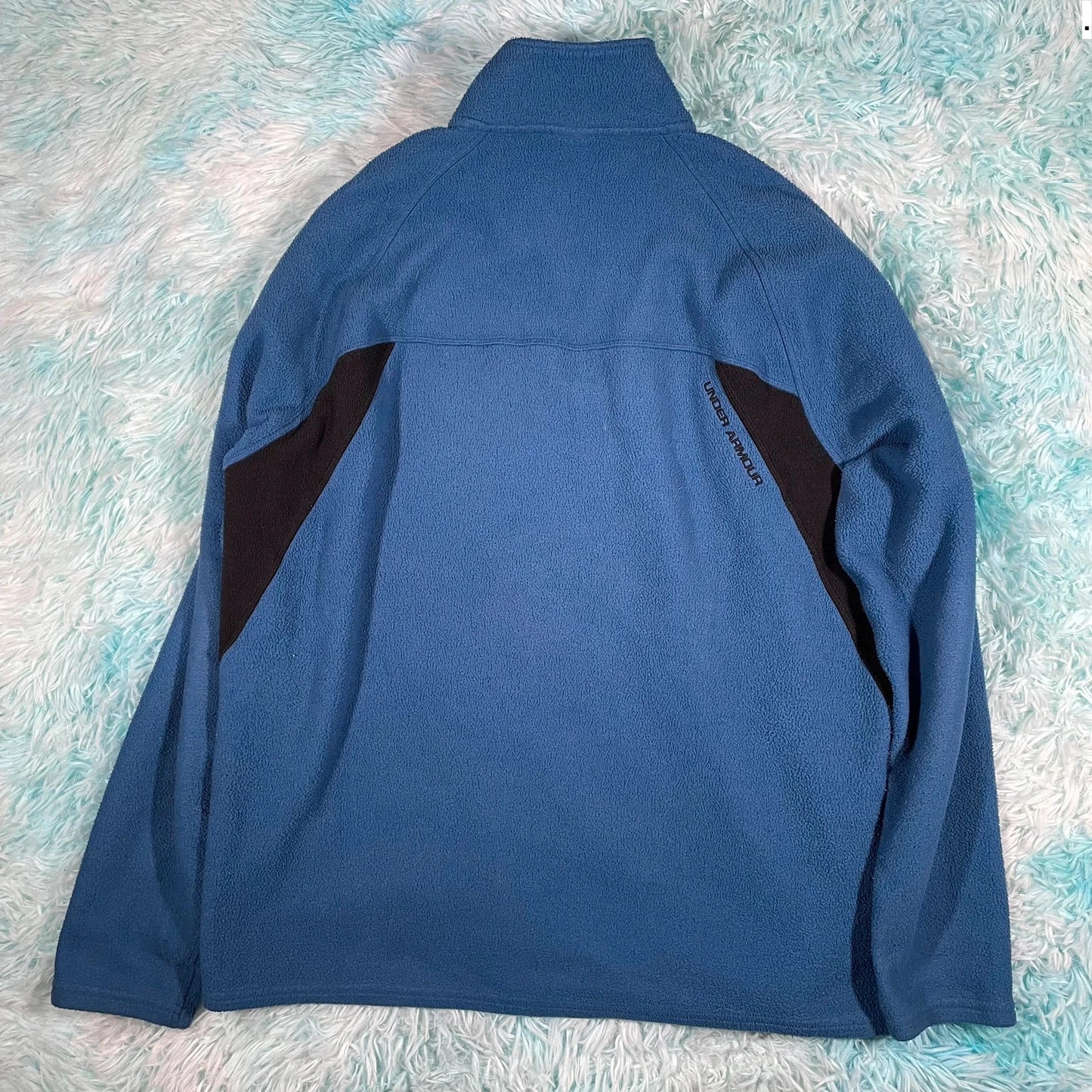 Blue Under Armour 1/4 Zip Fleece - Large