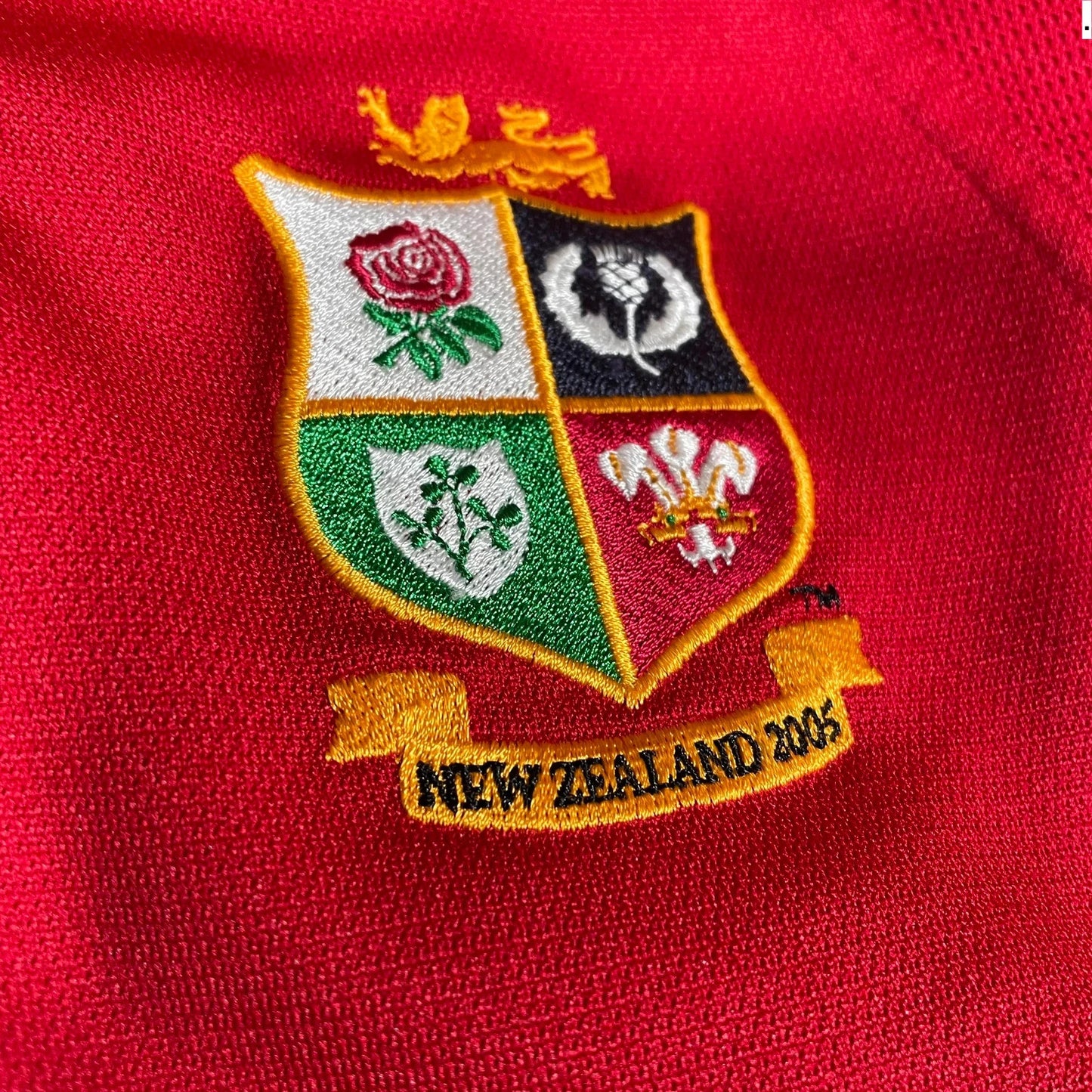 Vintage 2005 British Lions Rugby Shirt Adidas - Small