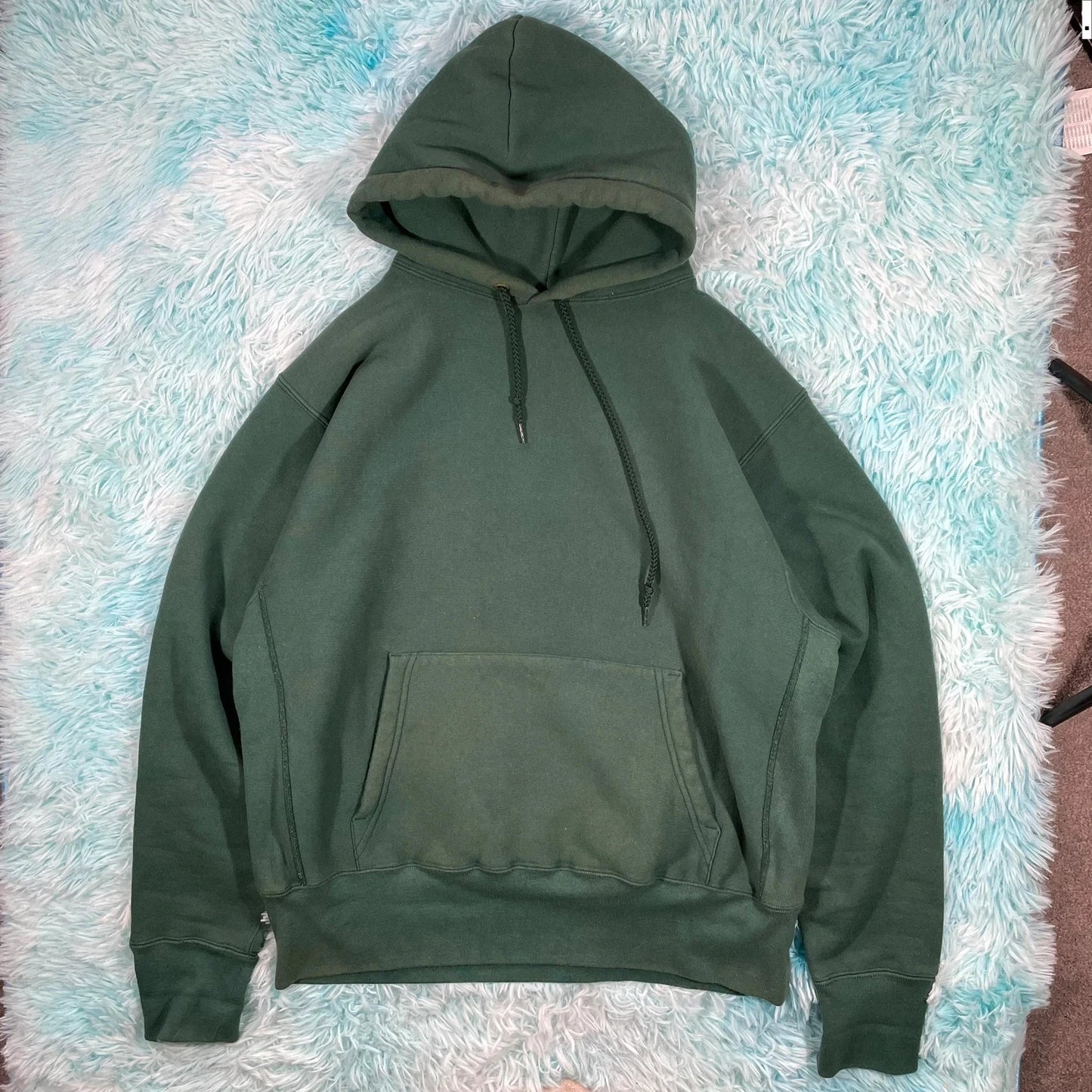 Vintage Green Camber Heavyweight Hoodie Blank - Large