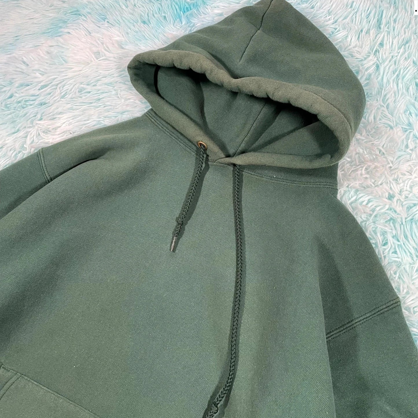 Vintage Green Camber Heavyweight Hoodie Blank - Large