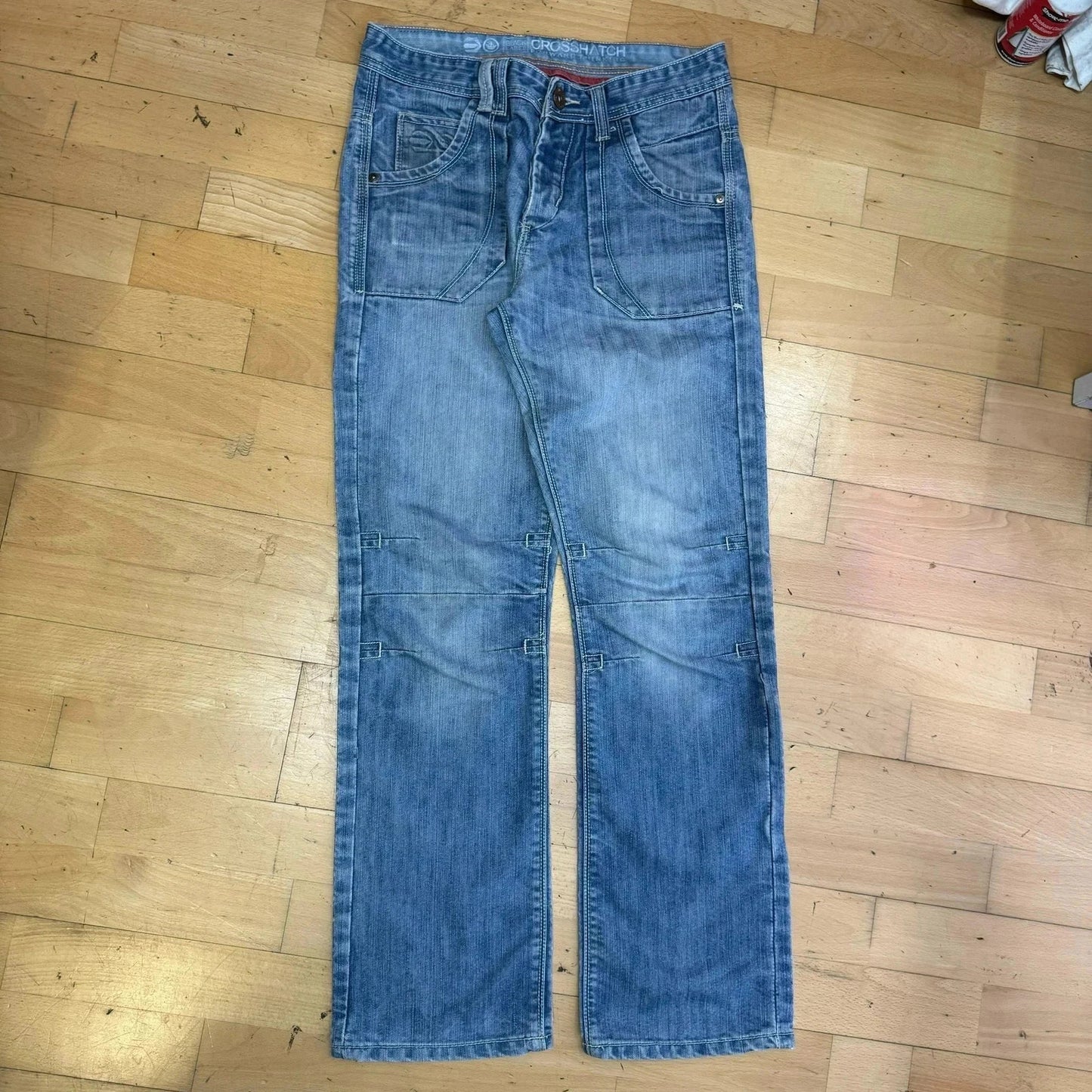 Vintage Y2K Crosshatch Jeans Skater - 30W 30L