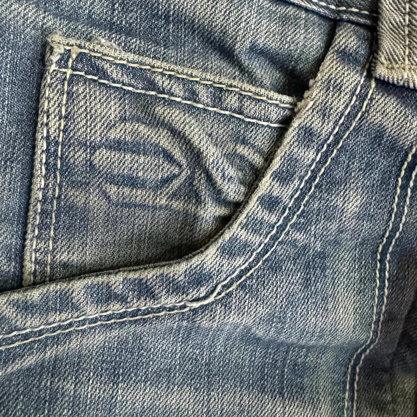 Vintage Y2K Crosshatch Jeans Skater - 30W 30L