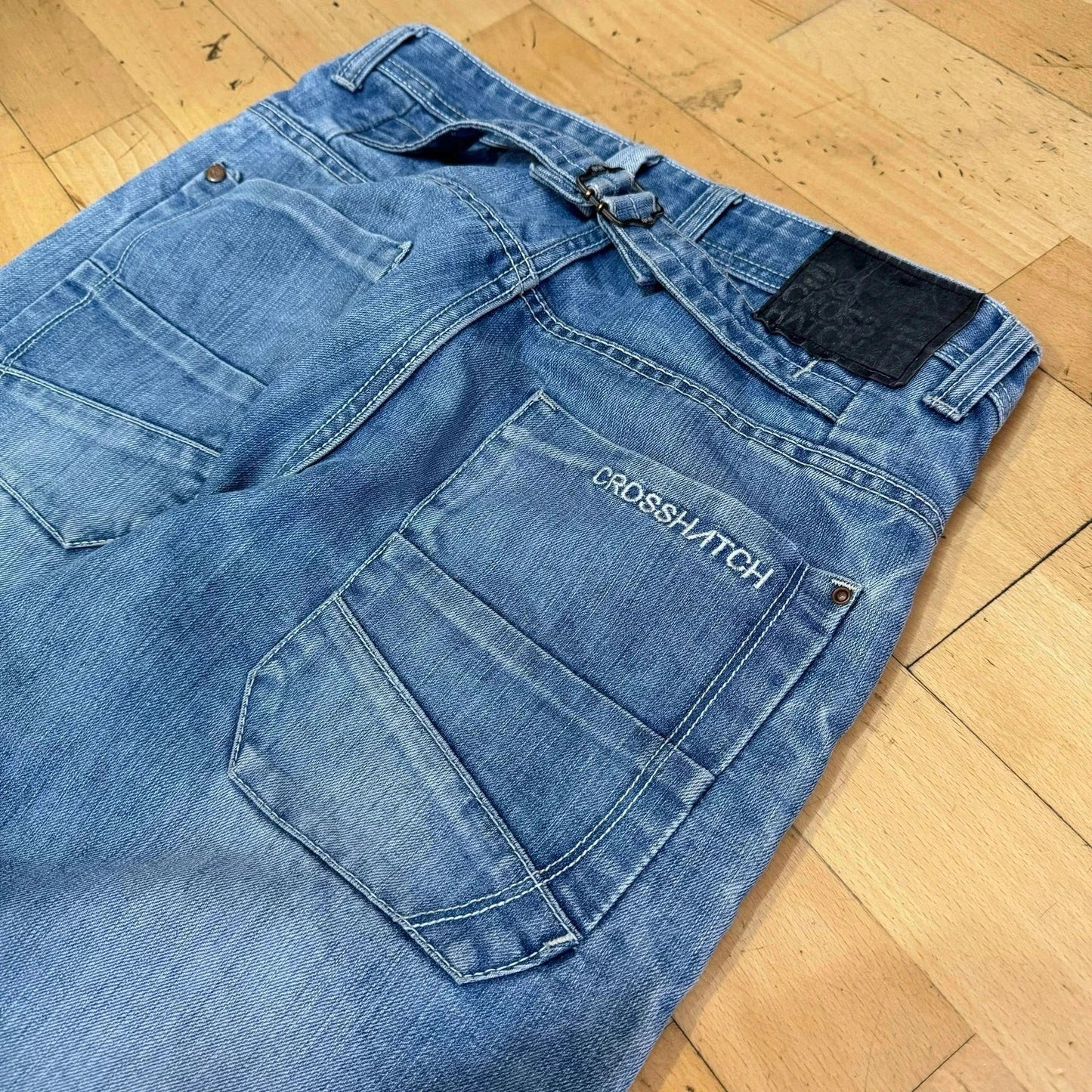 Vintage Y2K Crosshatch Jeans Skater - 30W 30L