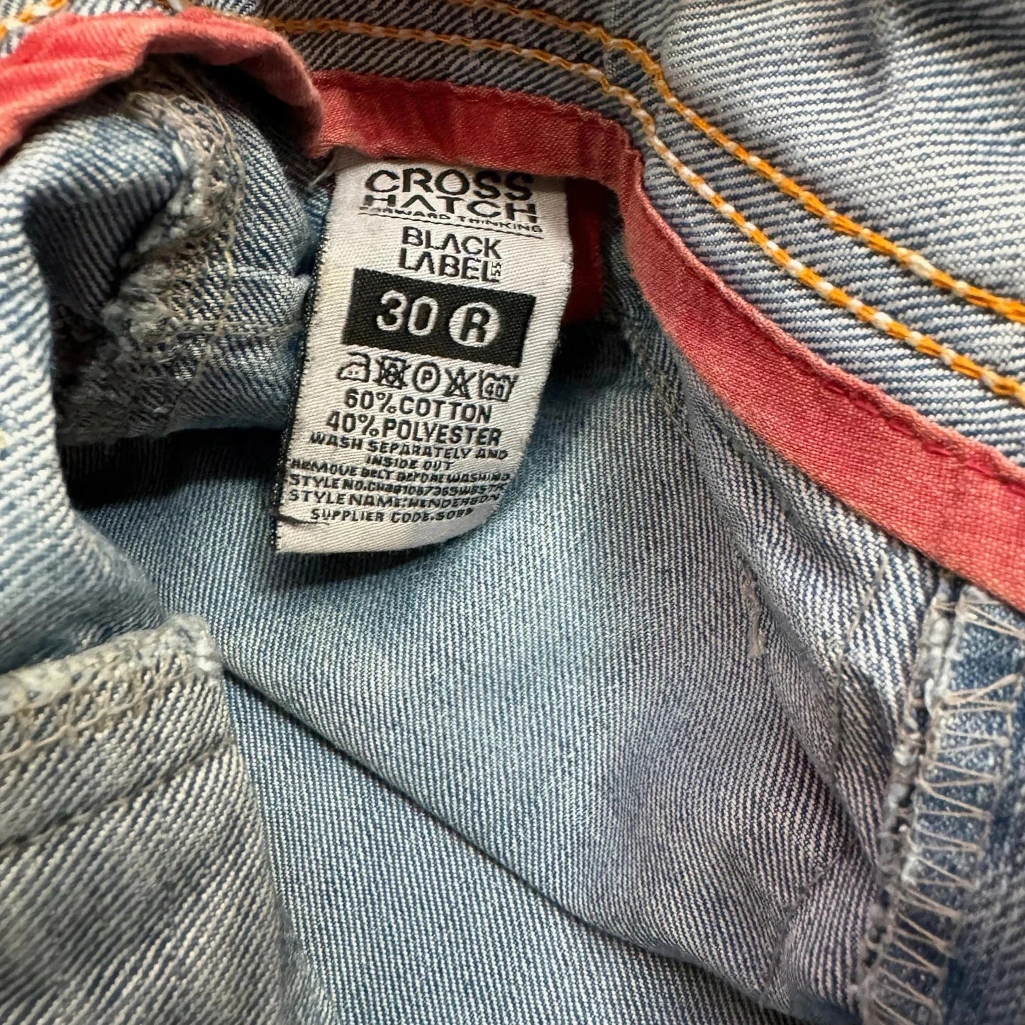 Vintage Y2K Crosshatch Jeans Skater - 30W 30L